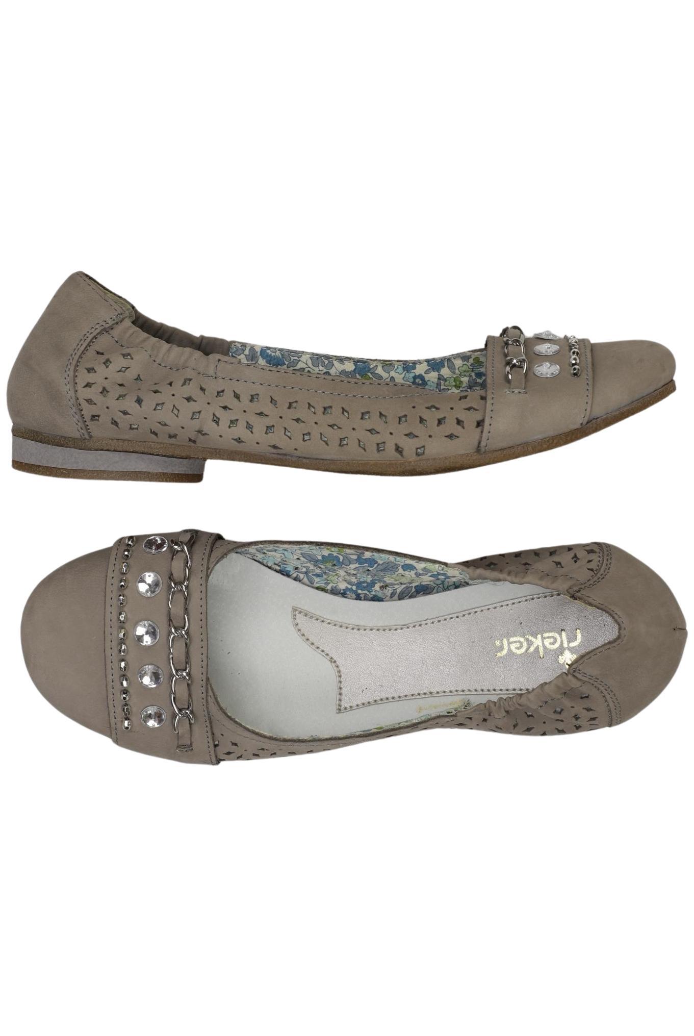 

Rieker Damen Ballerinas, beige, Gr. 40