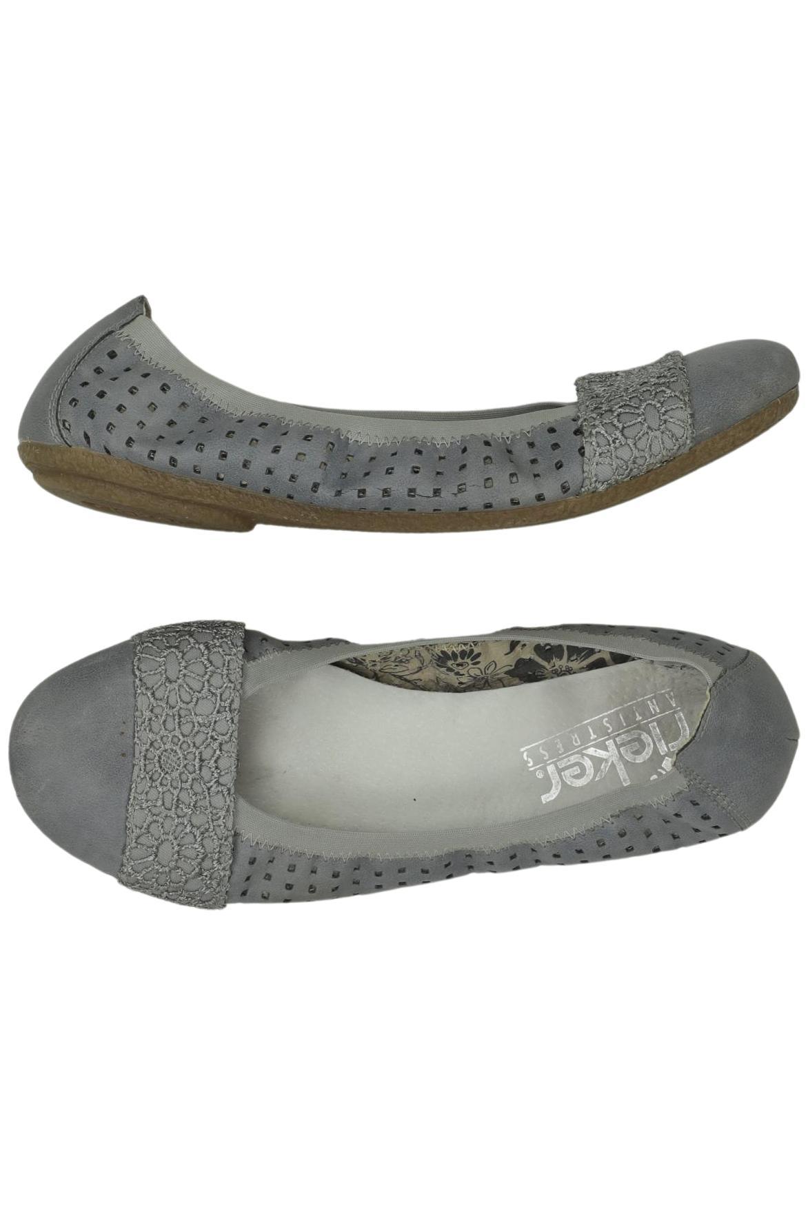 

Rieker Damen Ballerinas, grau, Gr. 40