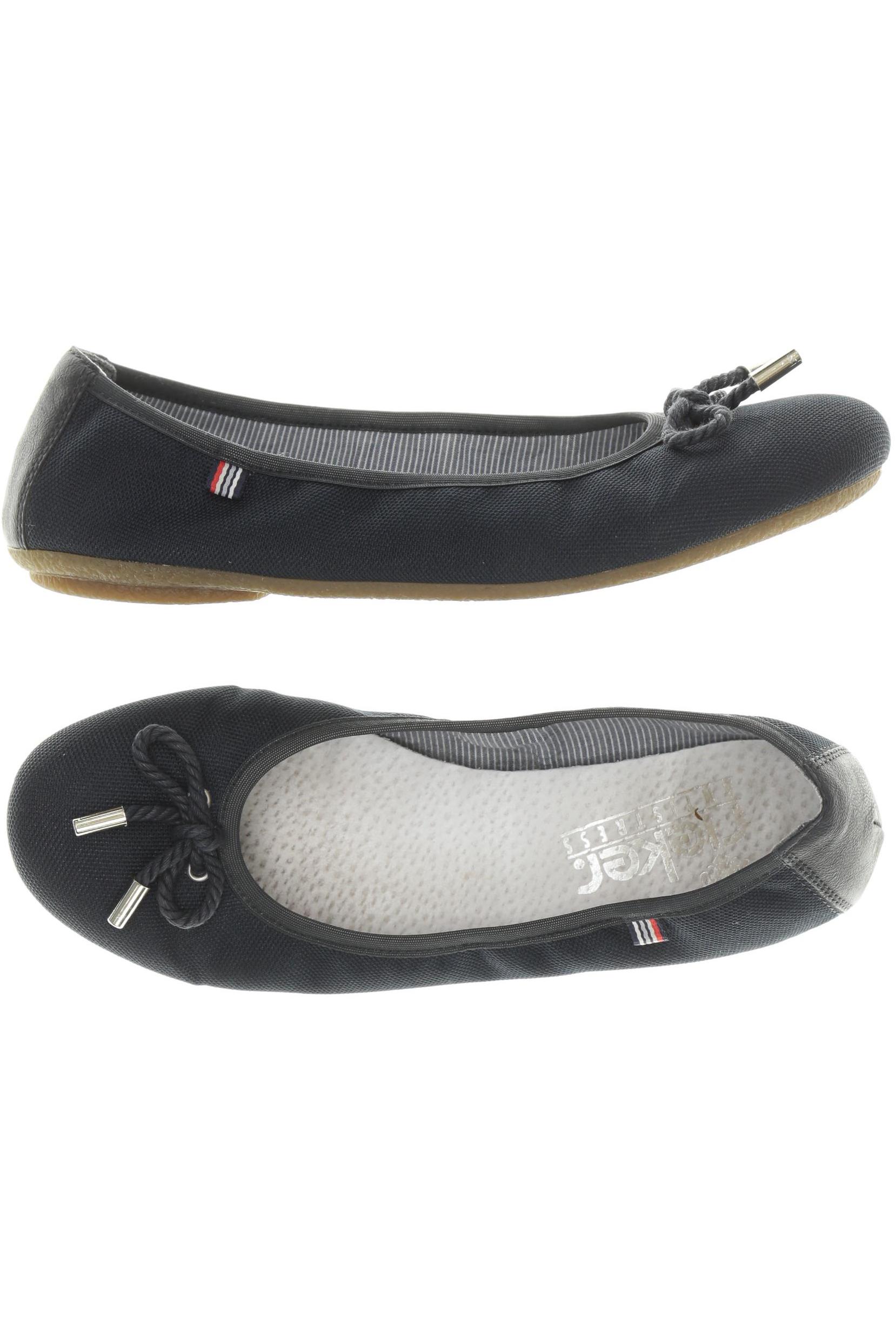 

Rieker Damen Ballerinas, blau, Gr. 39
