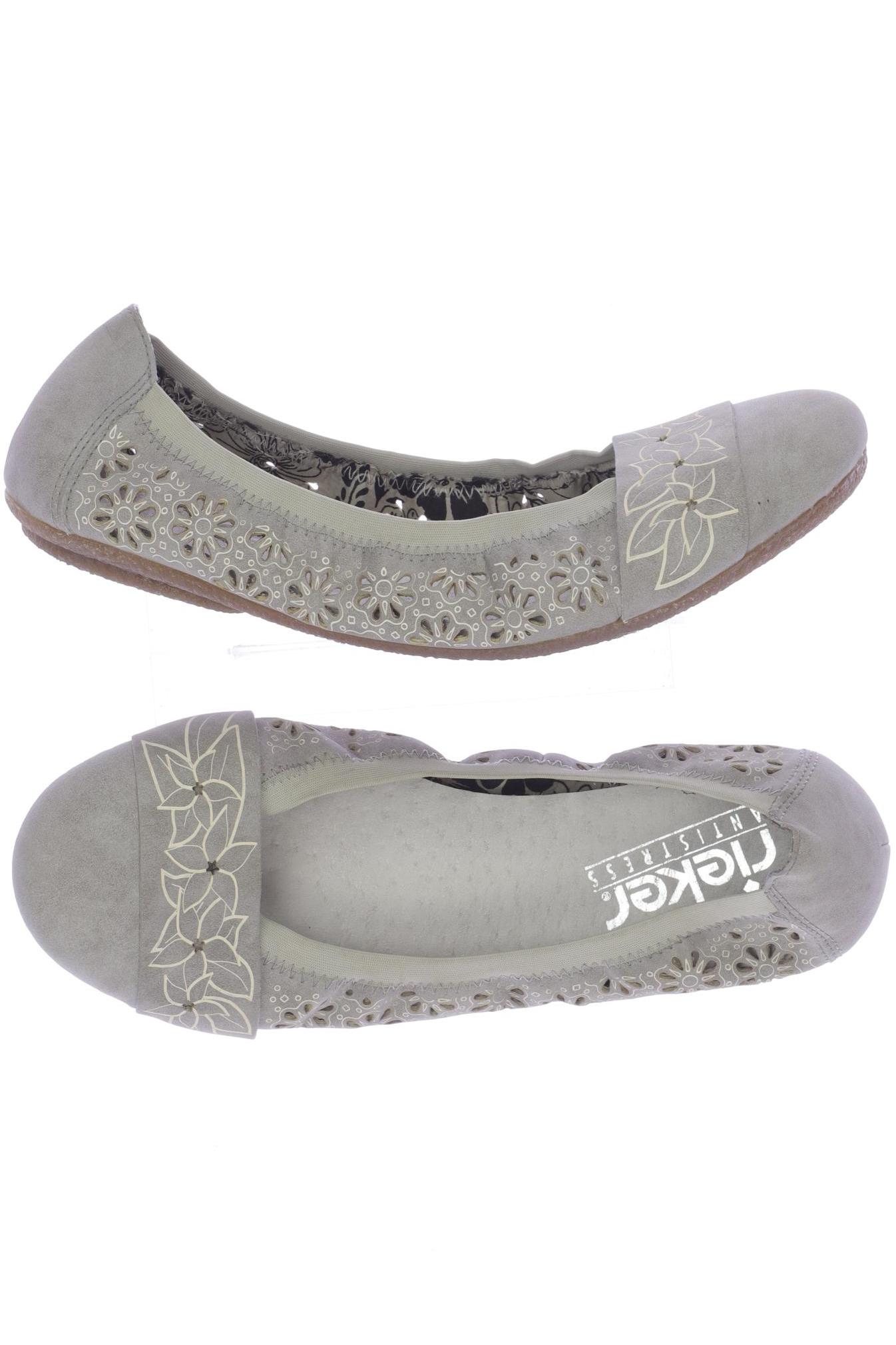 

Rieker Damen Ballerinas, grau, Gr. 39