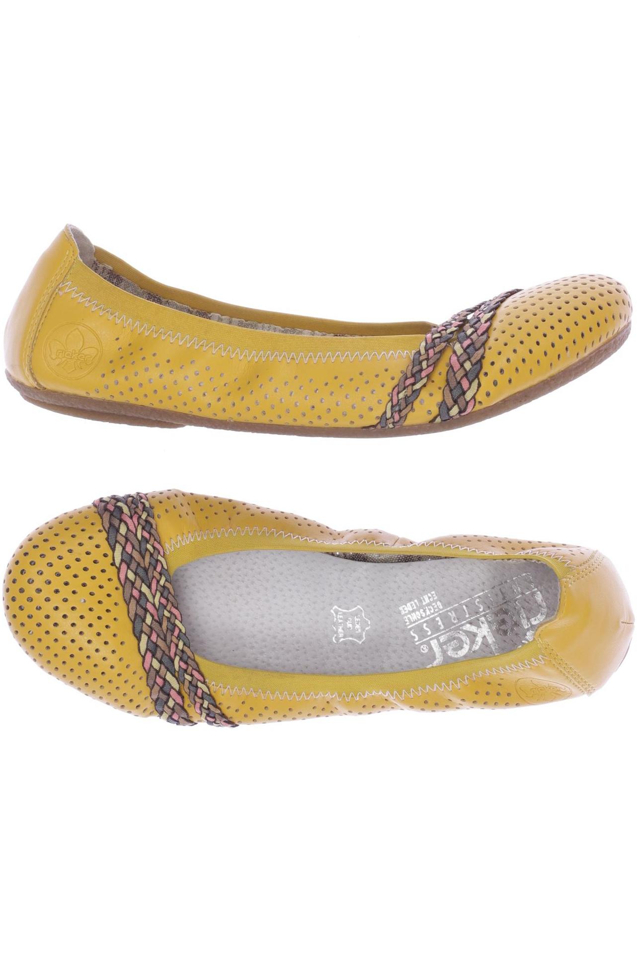 

Rieker Damen Ballerinas, orange, Gr. 38