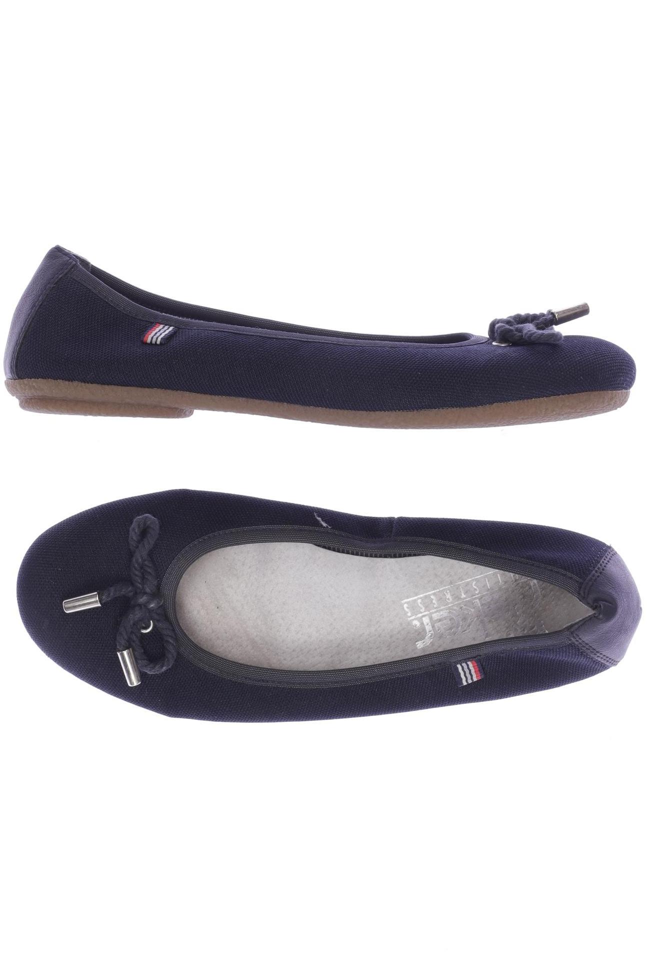 

Rieker Damen Ballerinas, marineblau, Gr. 37