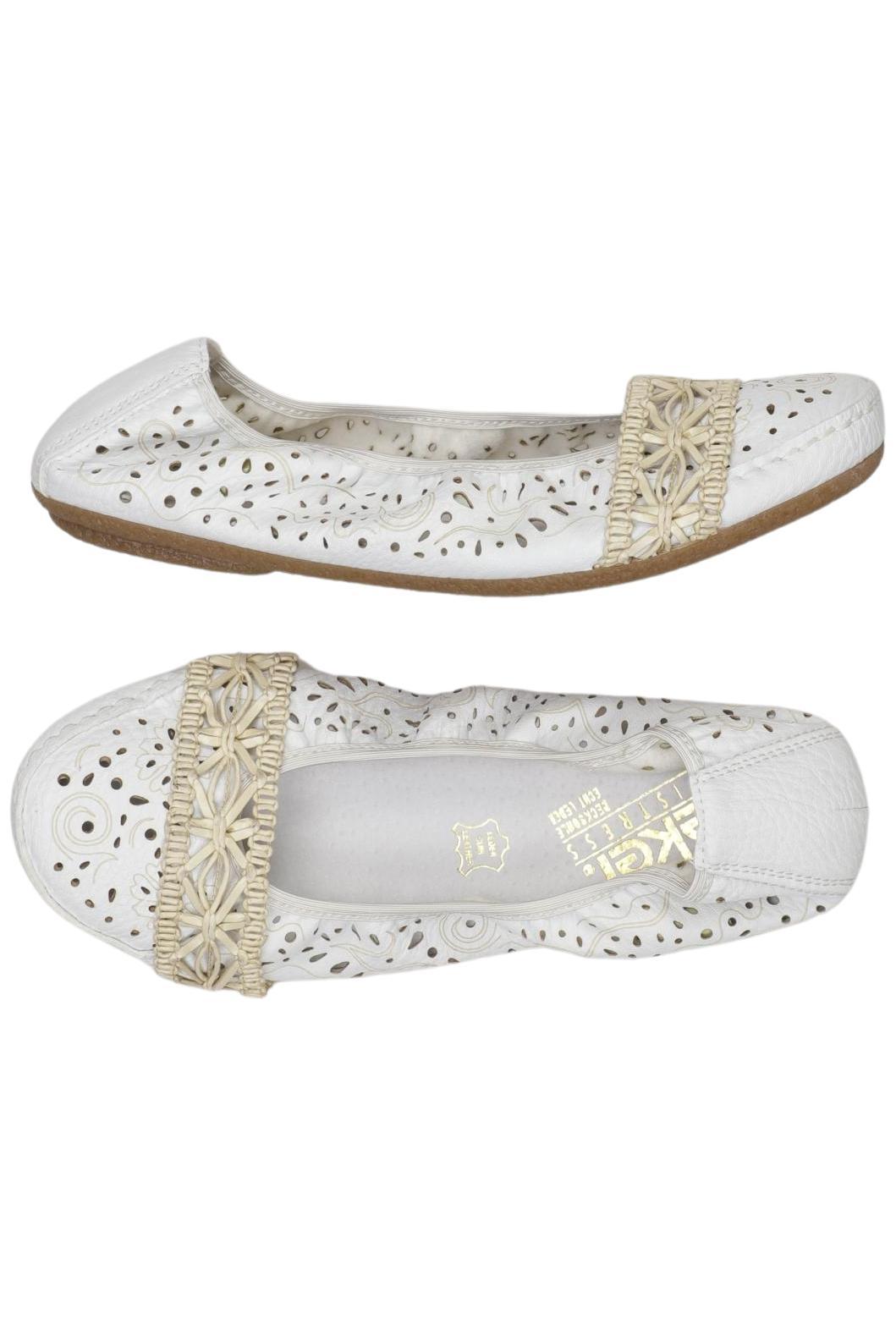 

Rieker Damen Ballerinas, weiß, Gr. 36