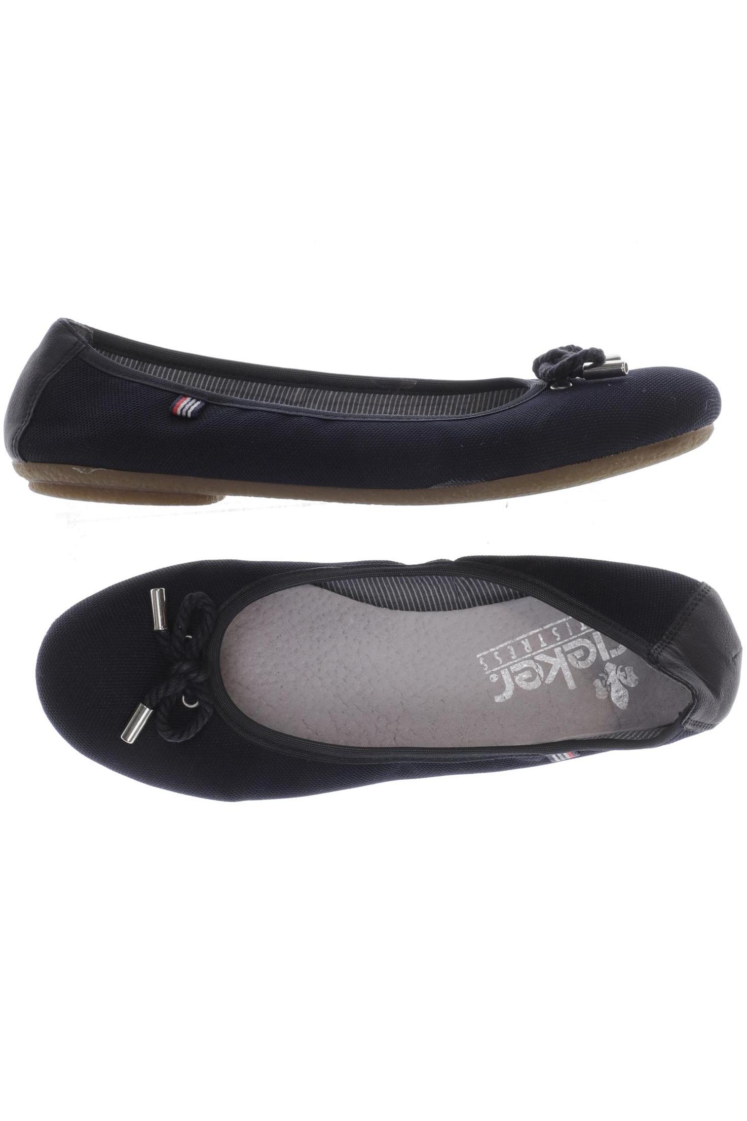 

Rieker Damen Ballerinas, marineblau, Gr. 38