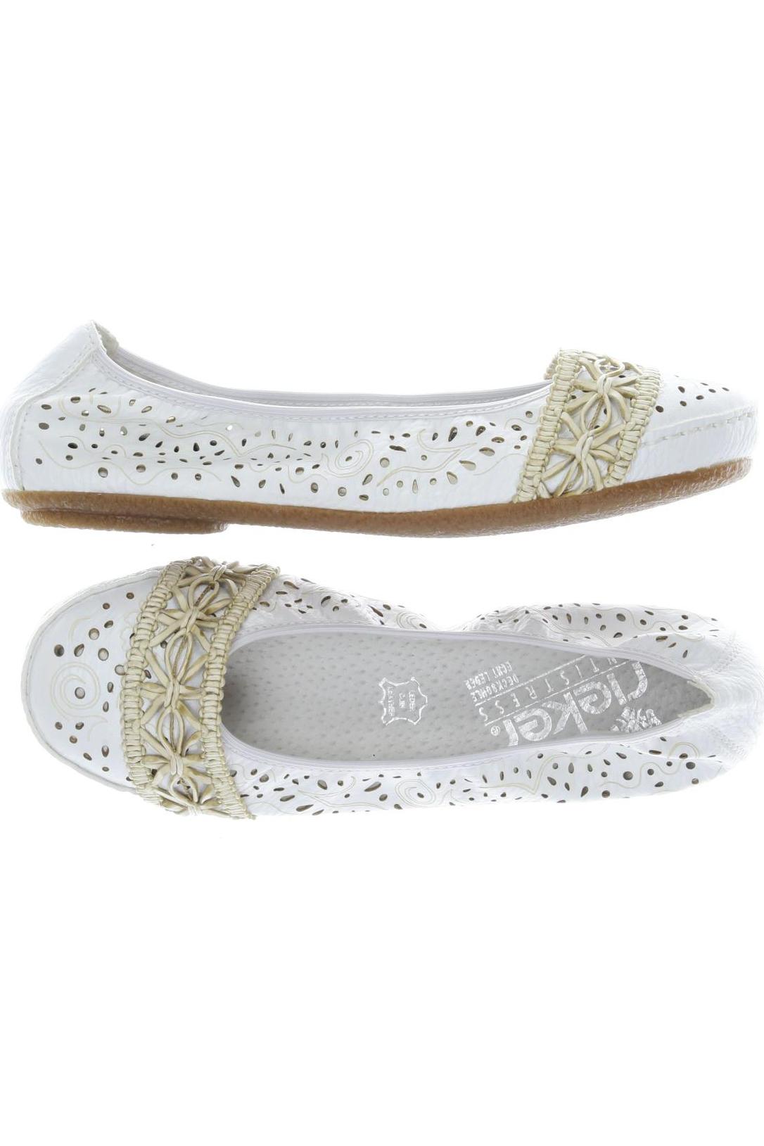 

Rieker Damen Ballerinas, weiß, Gr. 36