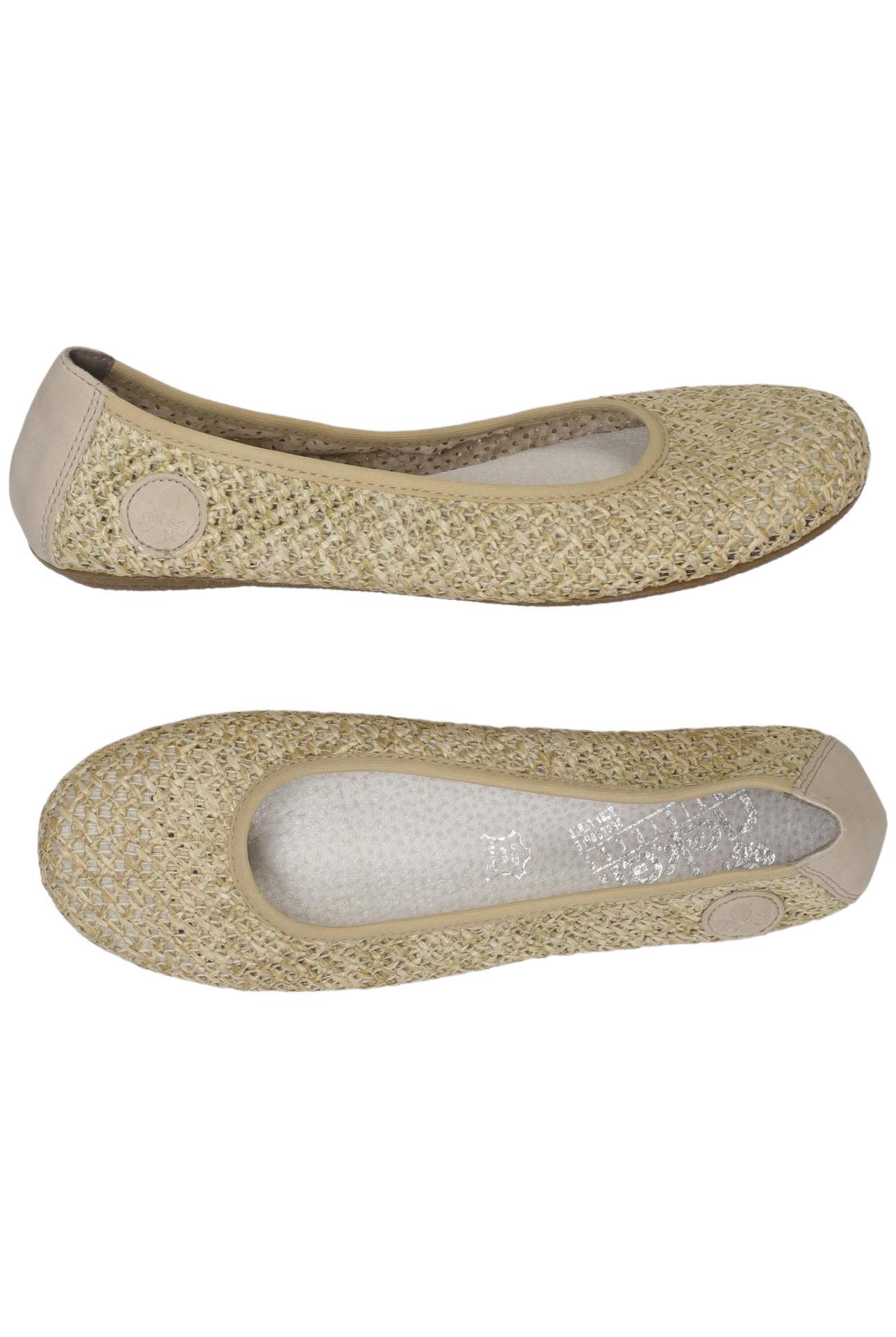 

Rieker Damen Ballerinas, beige, Gr. 39