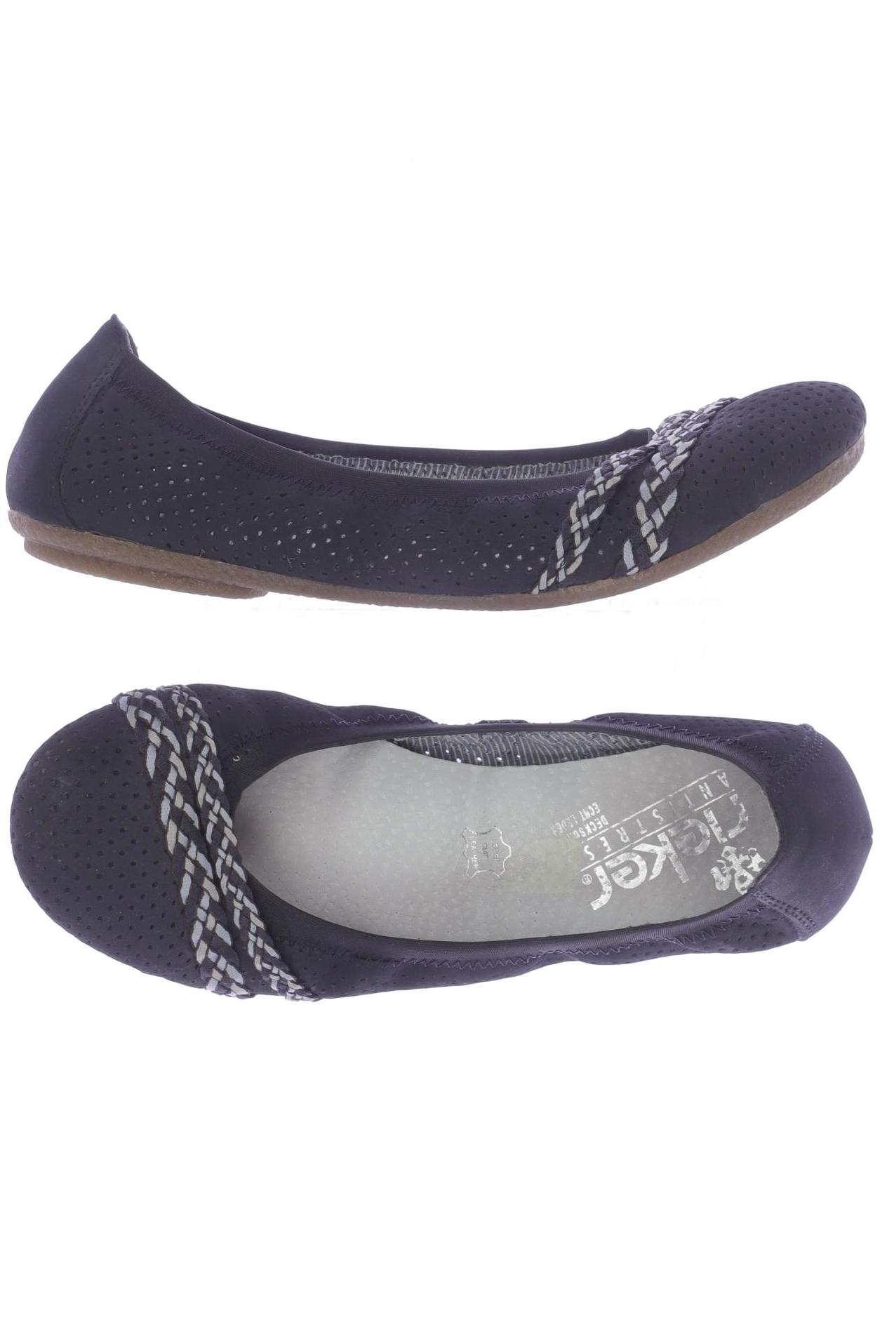 

Rieker Damen Ballerinas, marineblau, Gr. 39