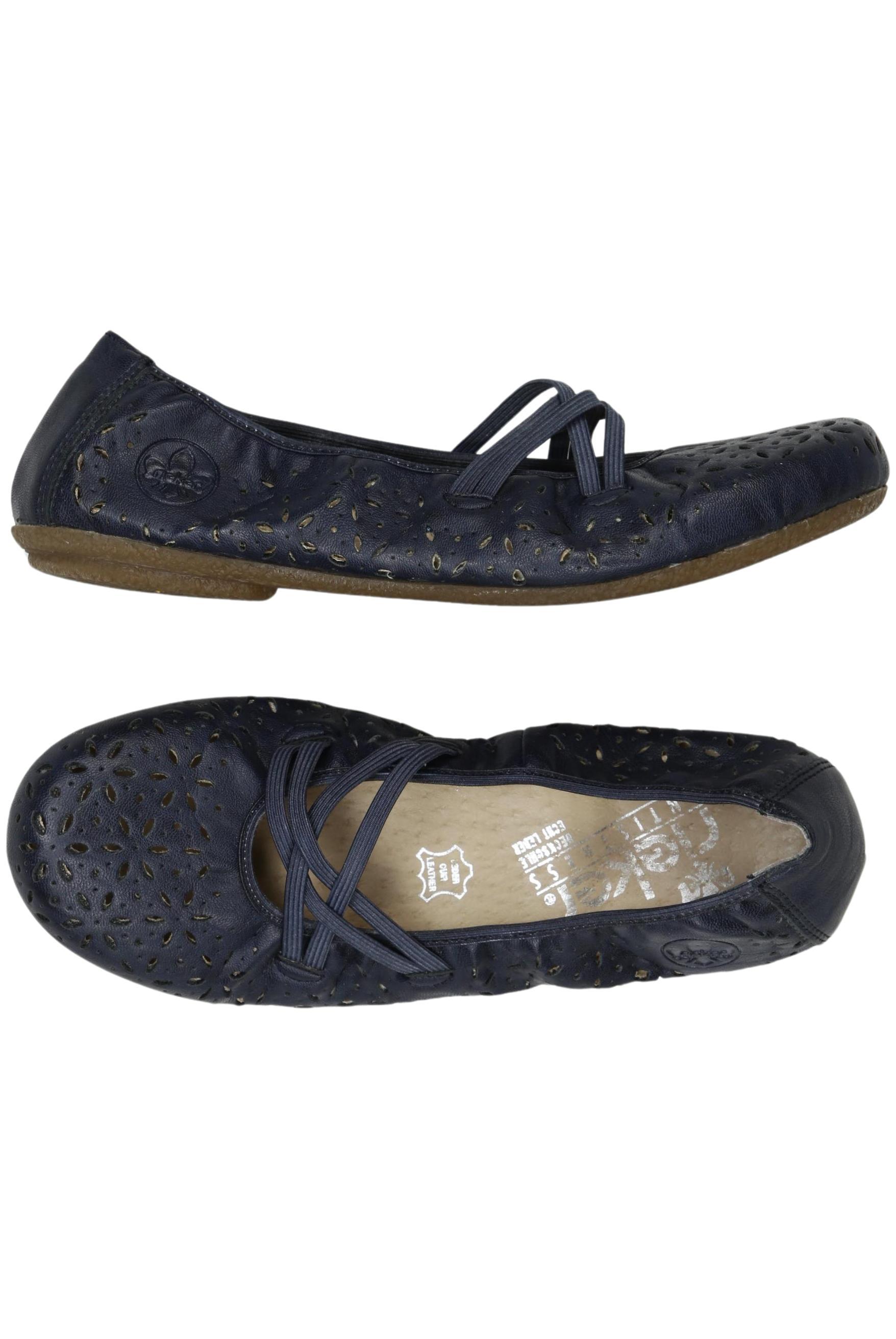 

Rieker Damen Ballerinas, marineblau, Gr. 37