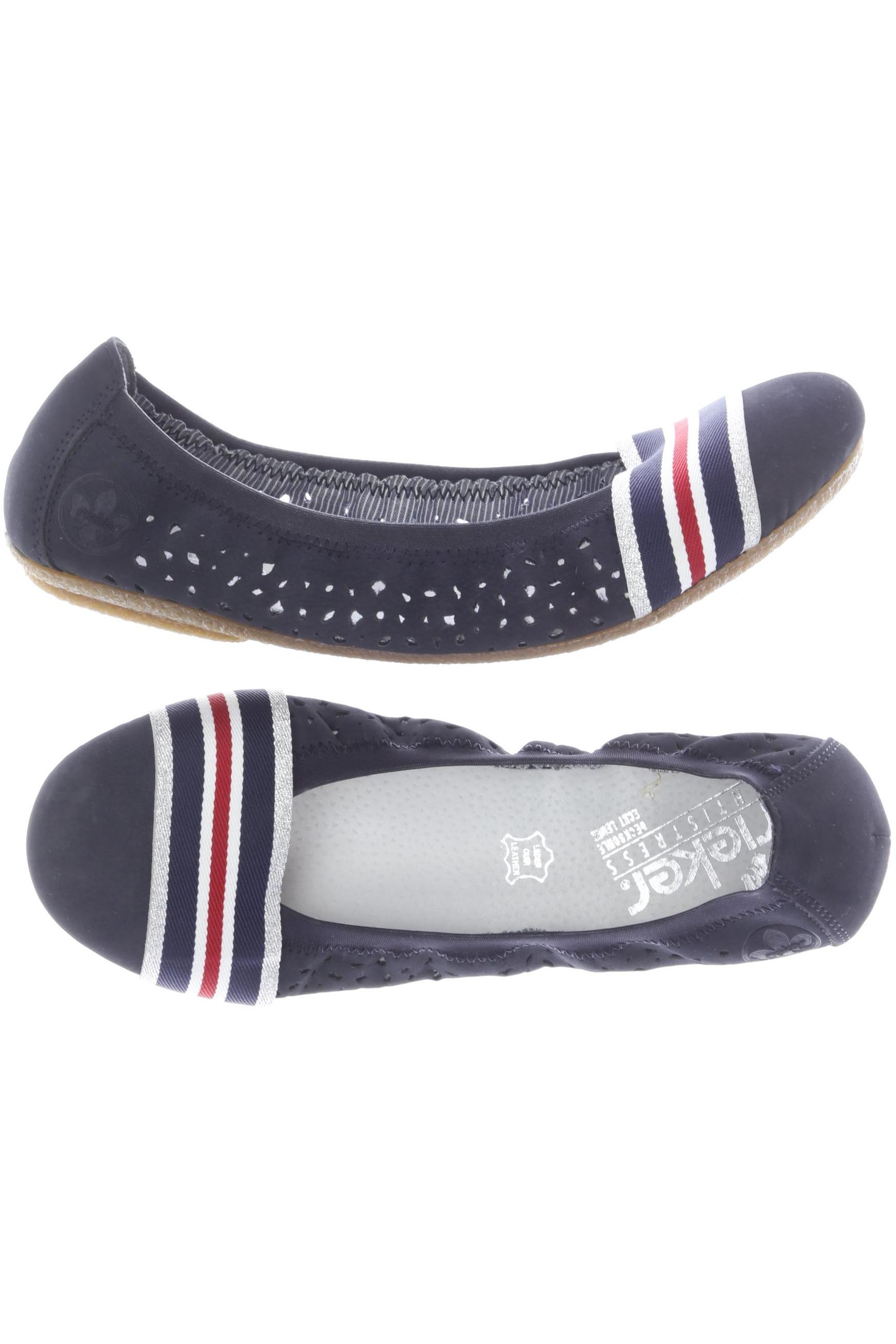 

Rieker Damen Ballerinas, marineblau, Gr. 40