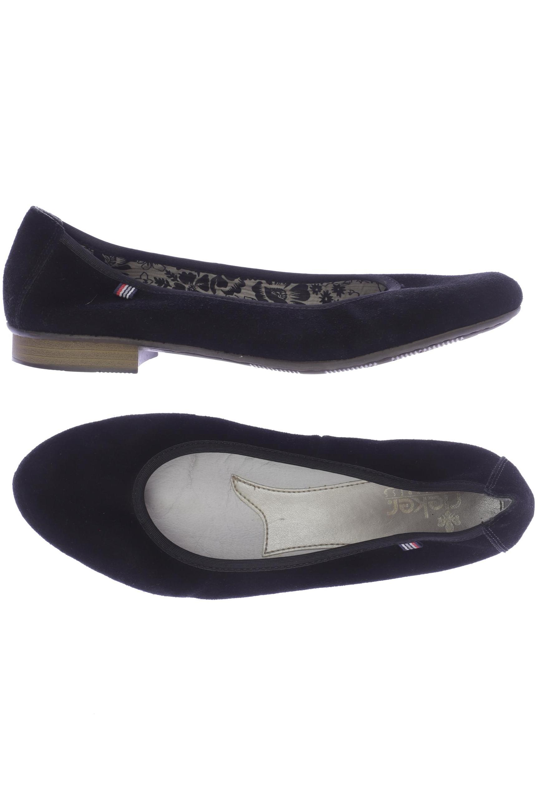 

Rieker Damen Ballerinas, schwarz