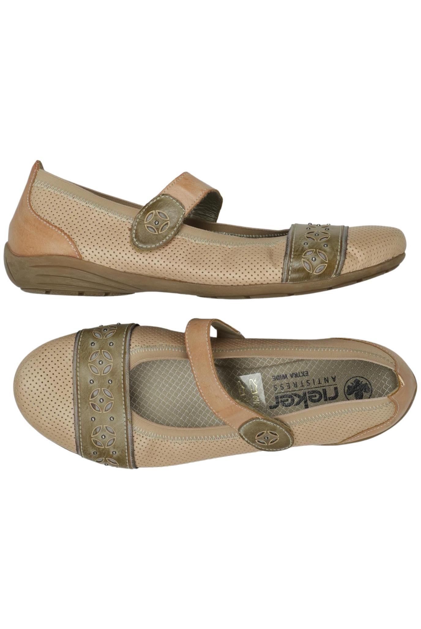 

Rieker Damen Ballerinas, beige, Gr. 39