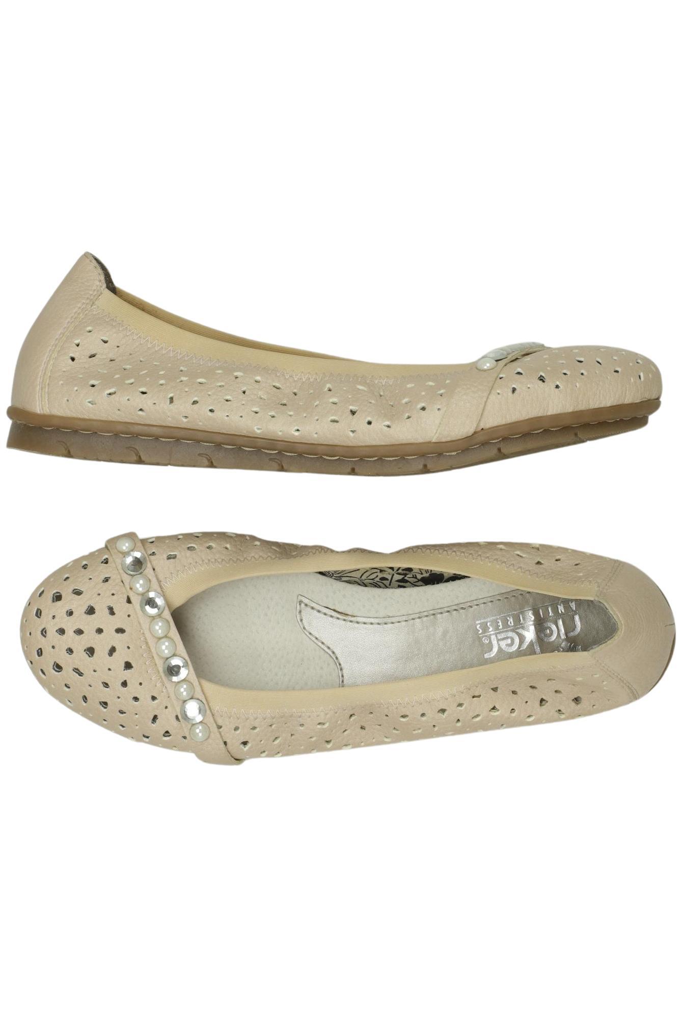 

Rieker Damen Ballerinas, beige, Gr. 39