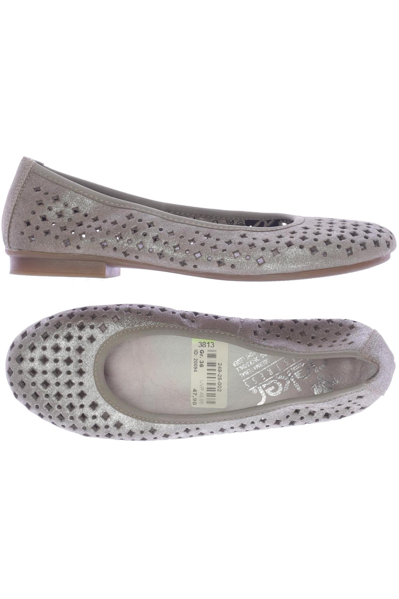 

Rieker Damen Ballerinas, grau, Gr. 36