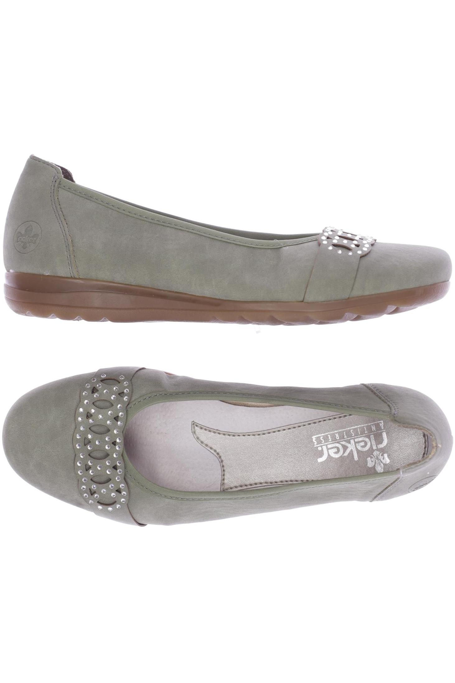 

Rieker Damen Ballerinas, grün