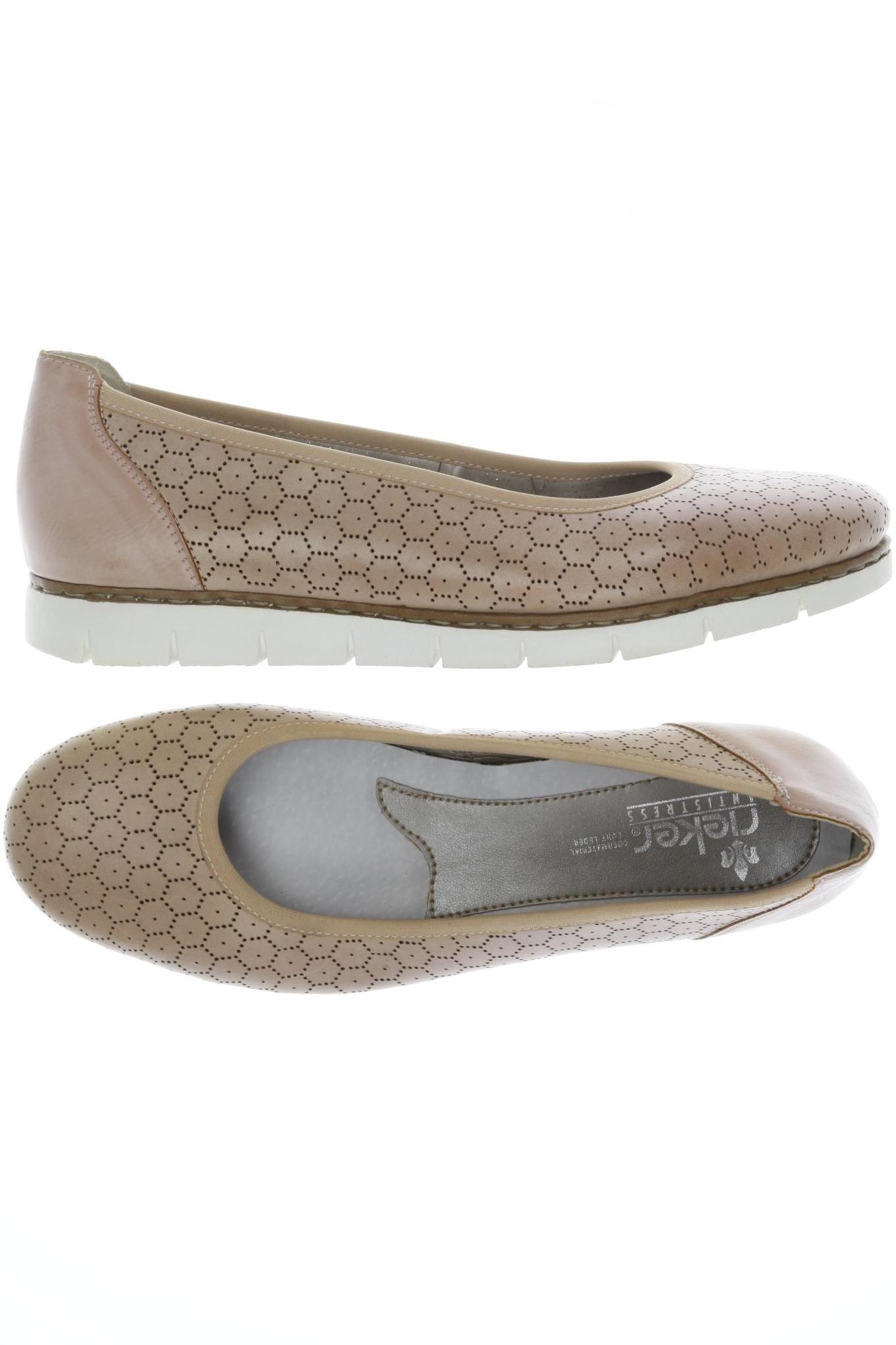 

Rieker Damen Ballerinas, beige, Gr. 40