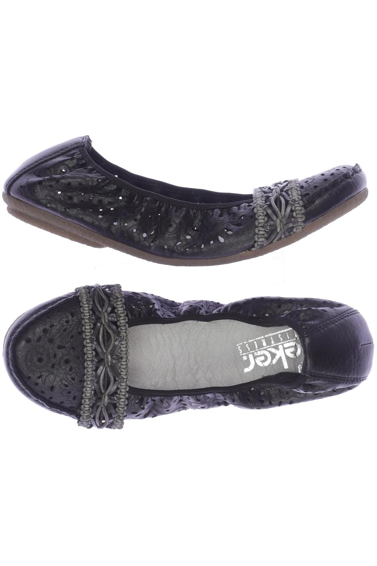 

Rieker Damen Ballerinas, schwarz, Gr. 38