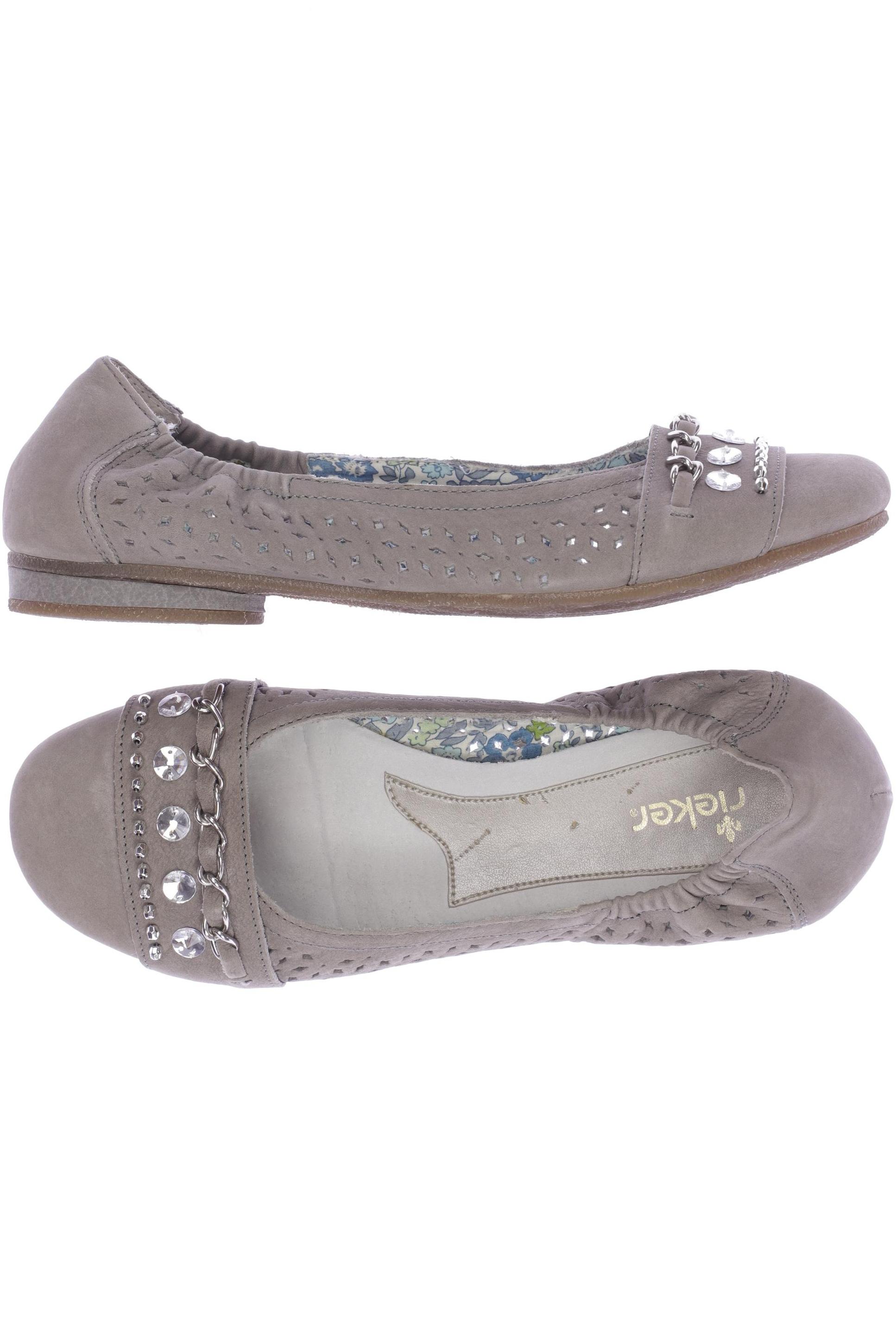 

Rieker Damen Ballerinas, grau, Gr. 39