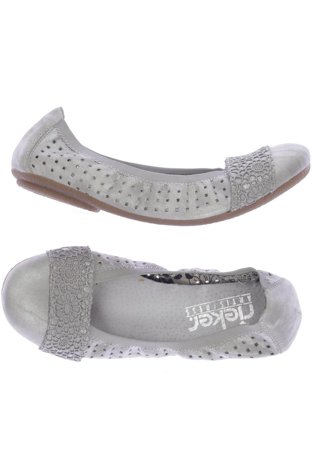 

Rieker Damen Ballerinas, grau