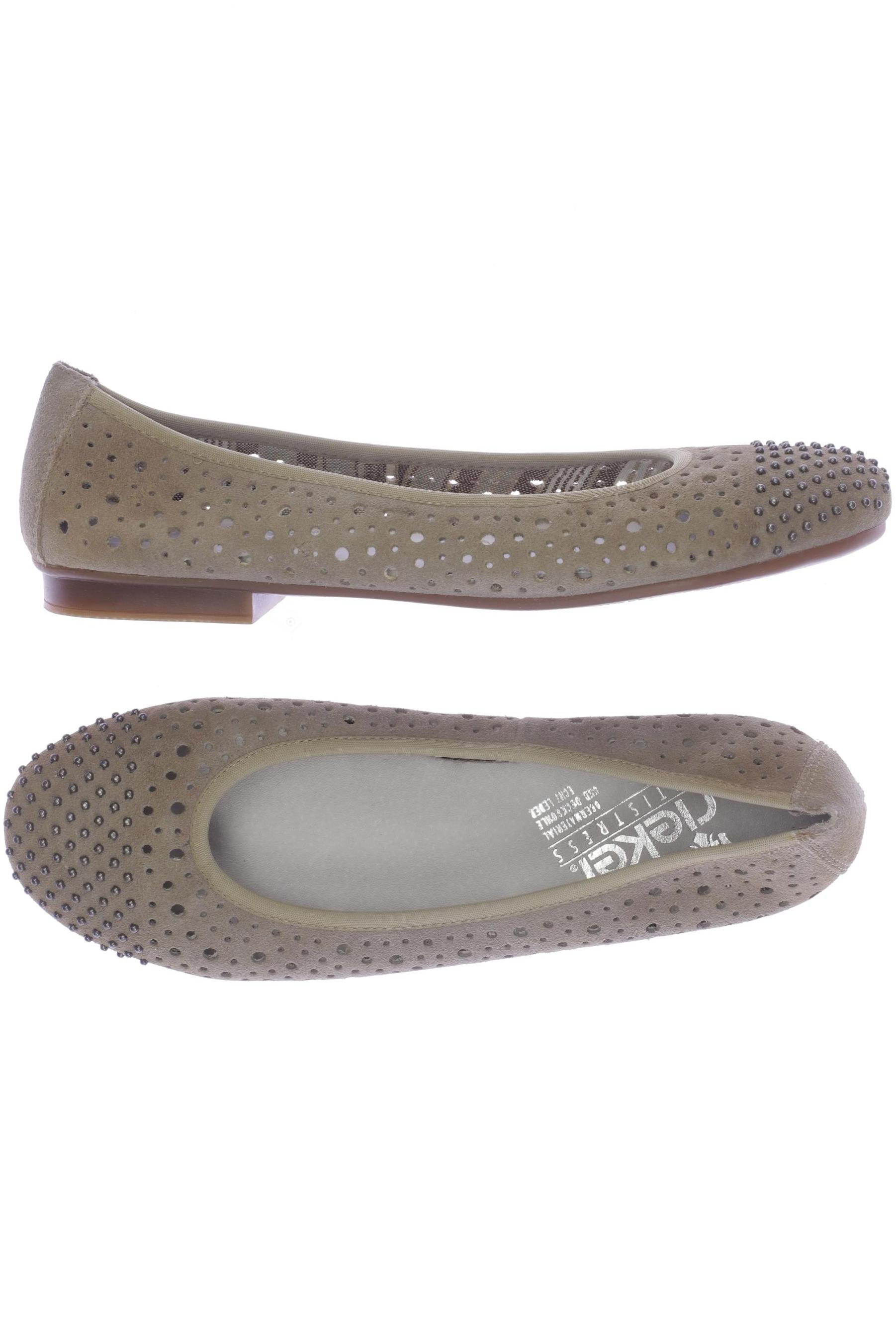 

Rieker Damen Ballerinas, beige, Gr. 40