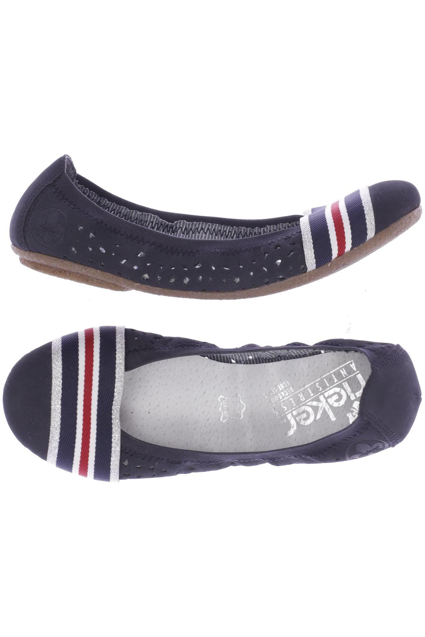 

Rieker Damen Ballerinas, marineblau