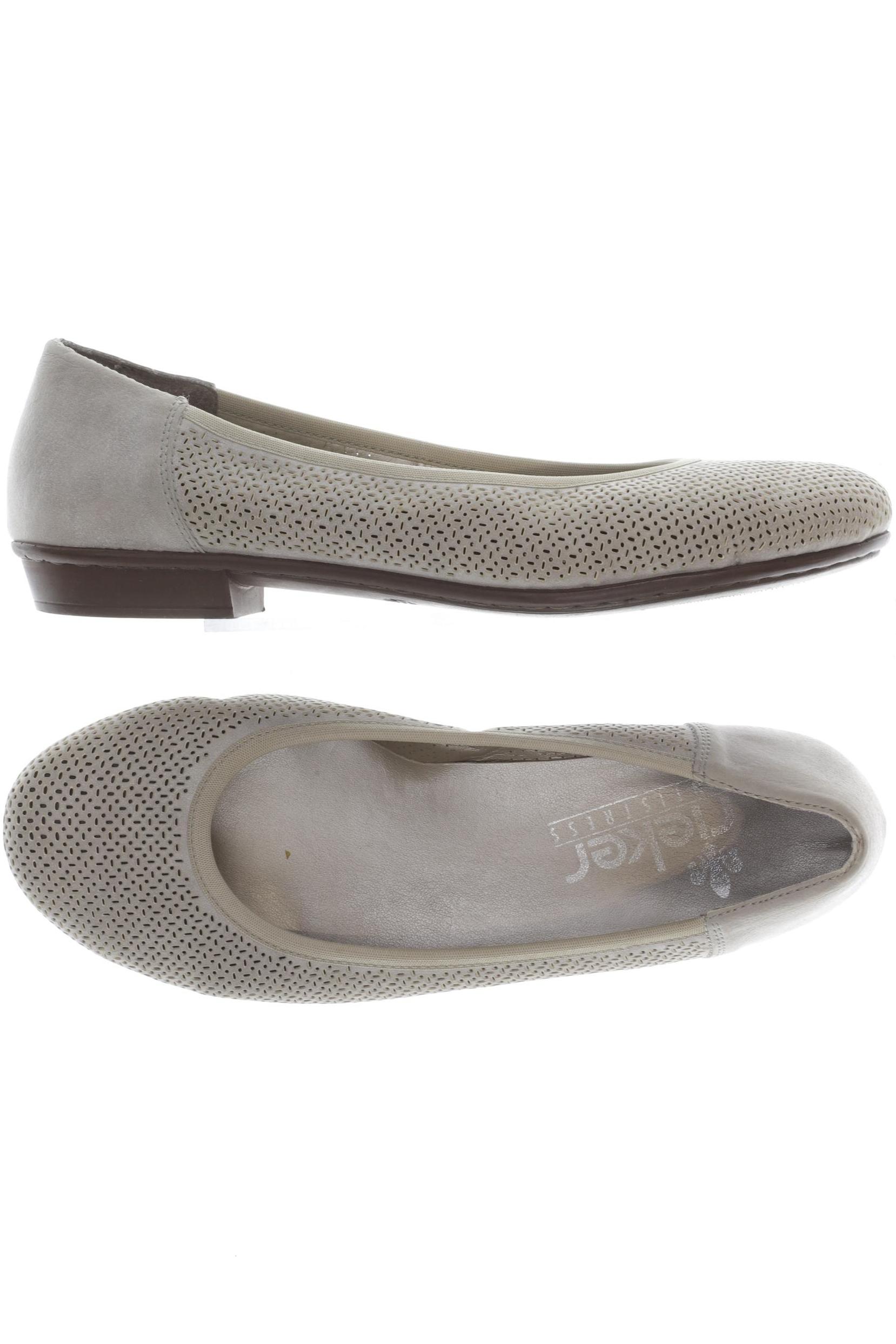 

Rieker Damen Ballerinas, grau, Gr. 38