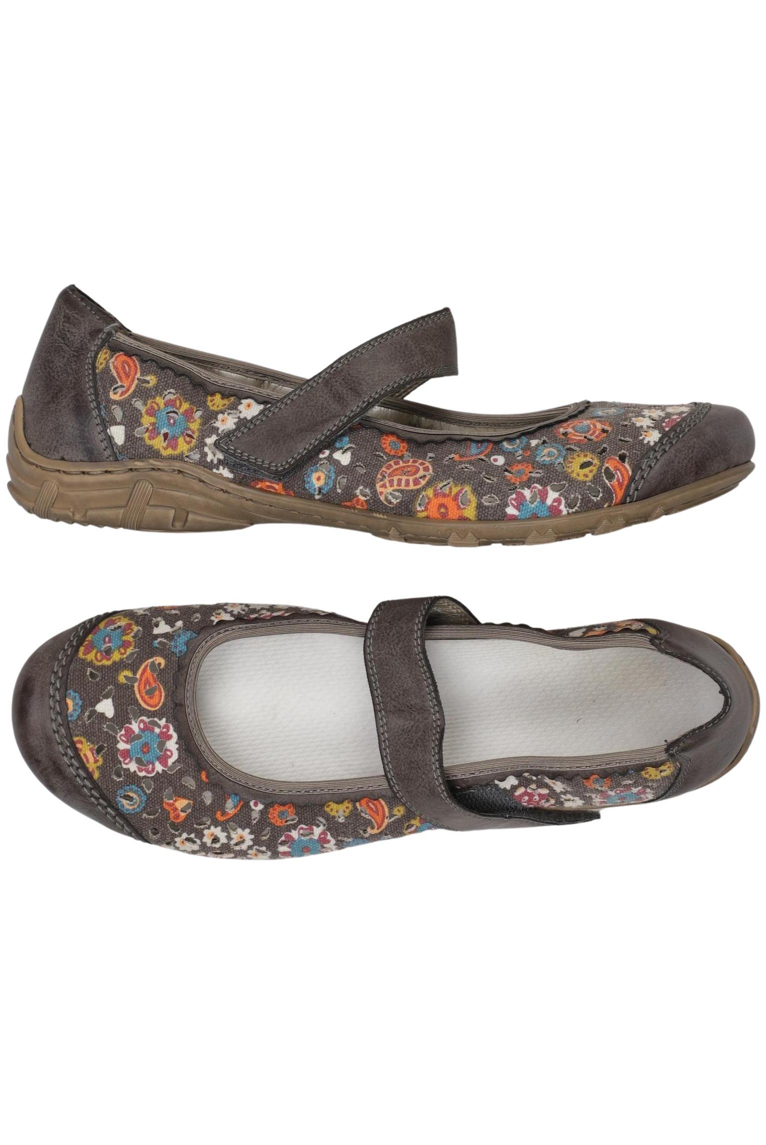 

Rieker Damen Ballerinas, grau, Gr. 39