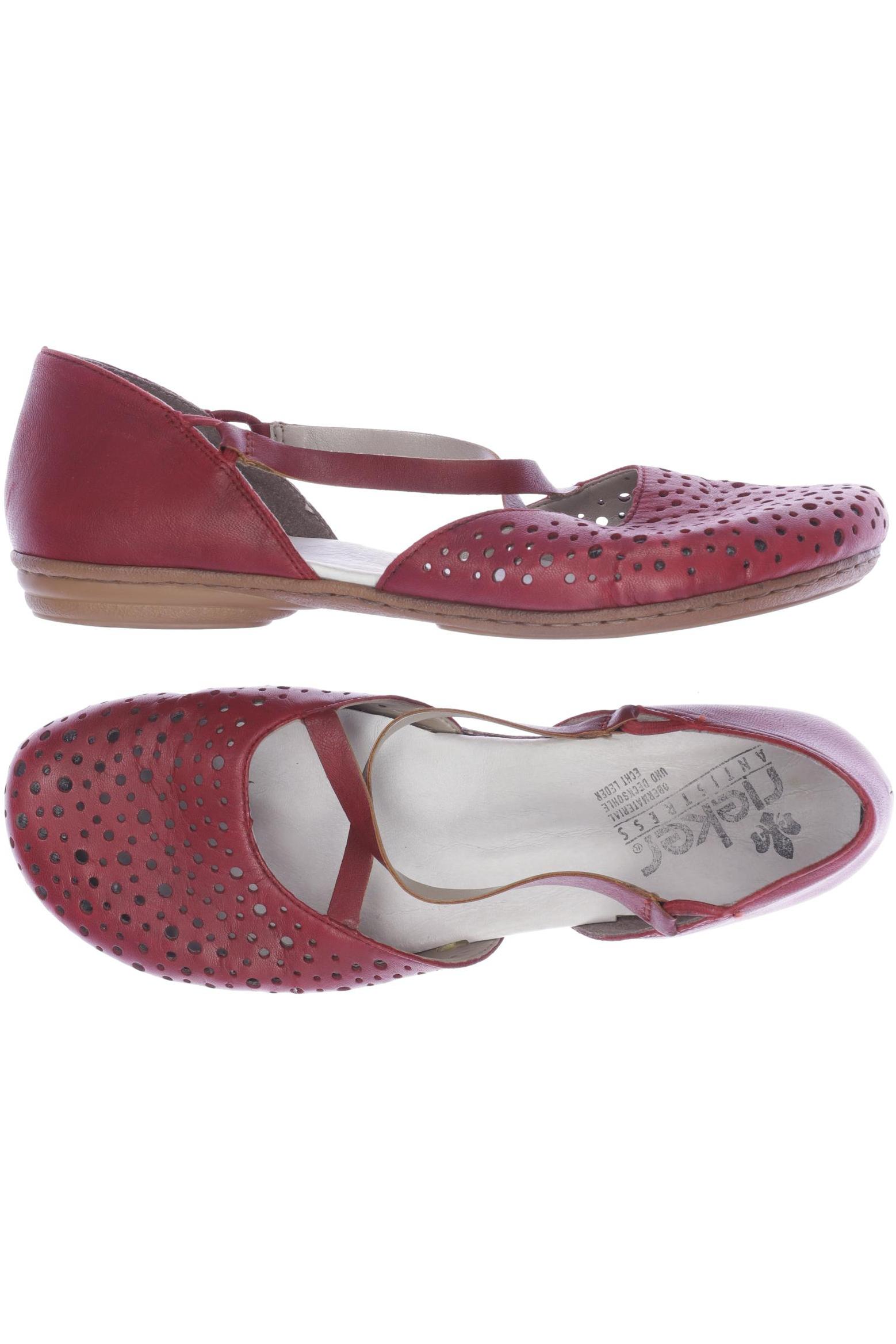 

Rieker Damen Ballerinas, bordeaux