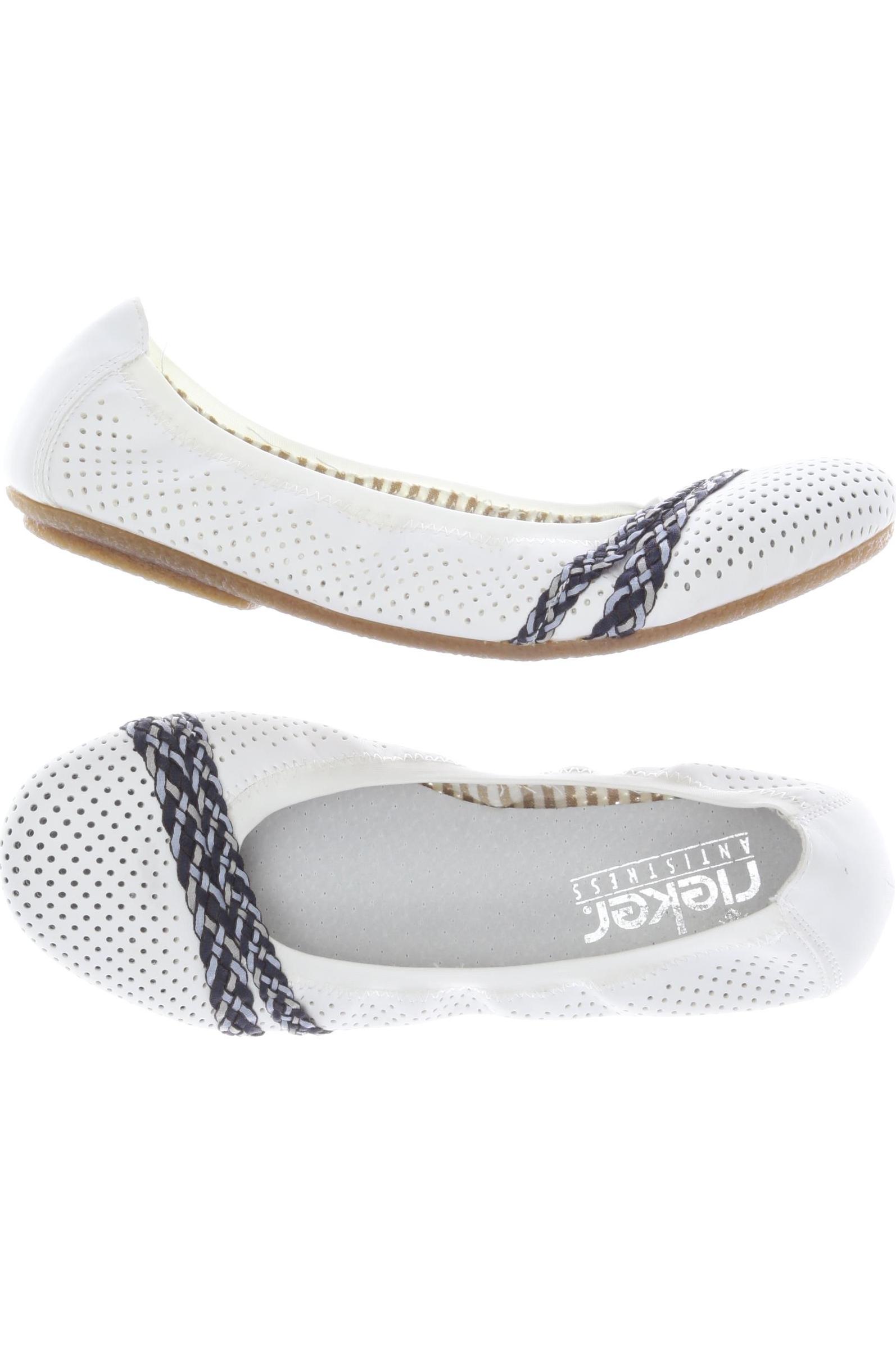 

Rieker Damen Ballerinas, weiß, Gr. 40