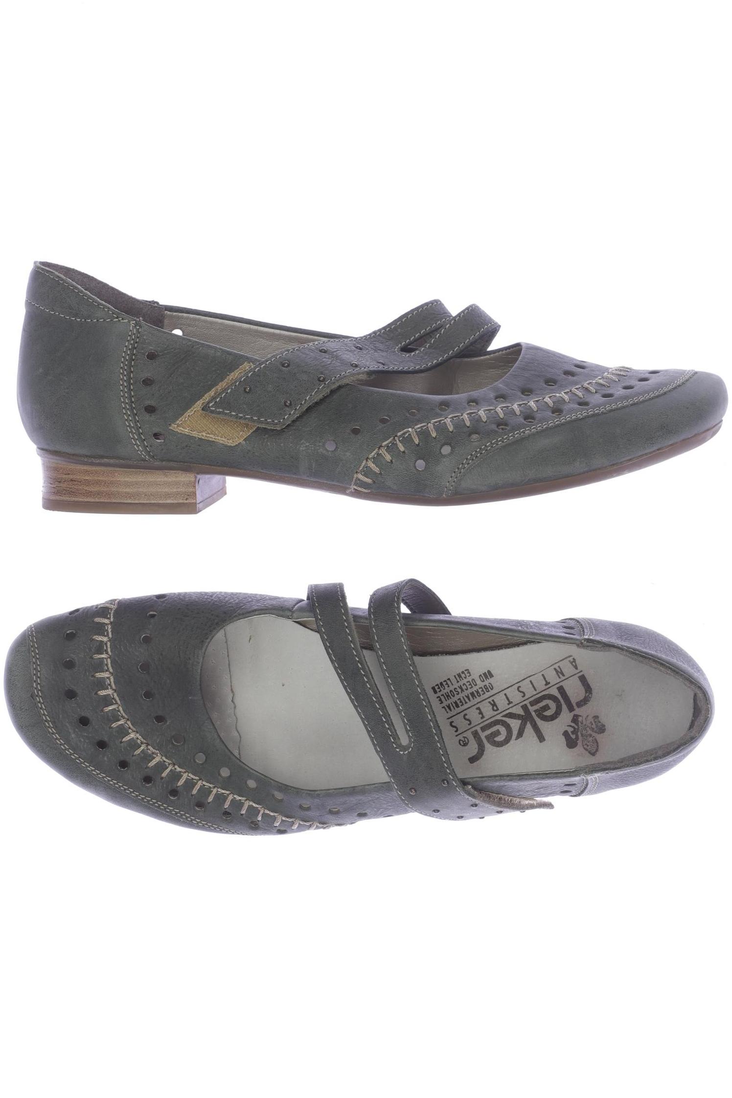 

Rieker Damen Ballerinas, grün, Gr. 38