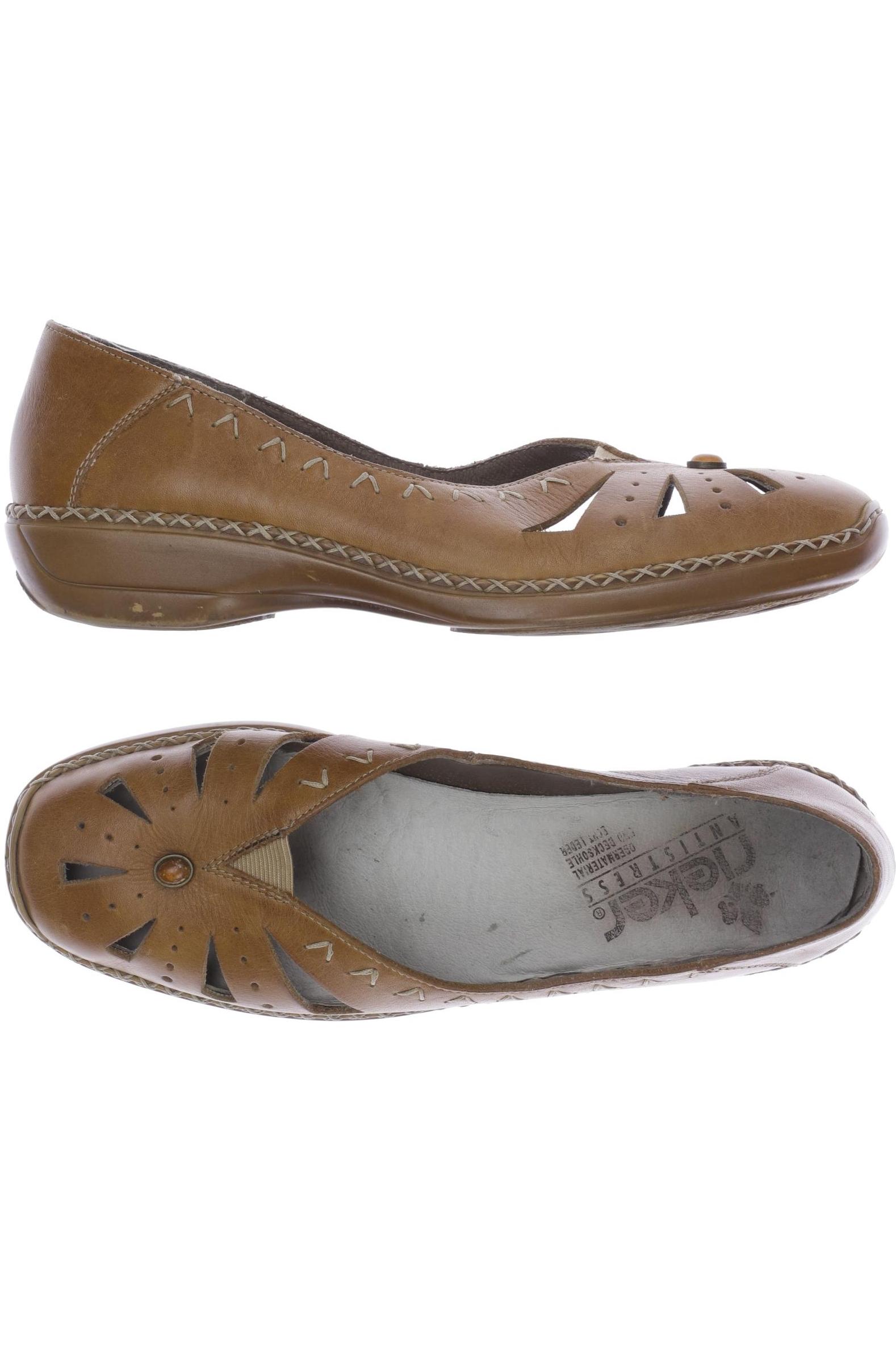 

Rieker Damen Ballerinas, beige, Gr. 40