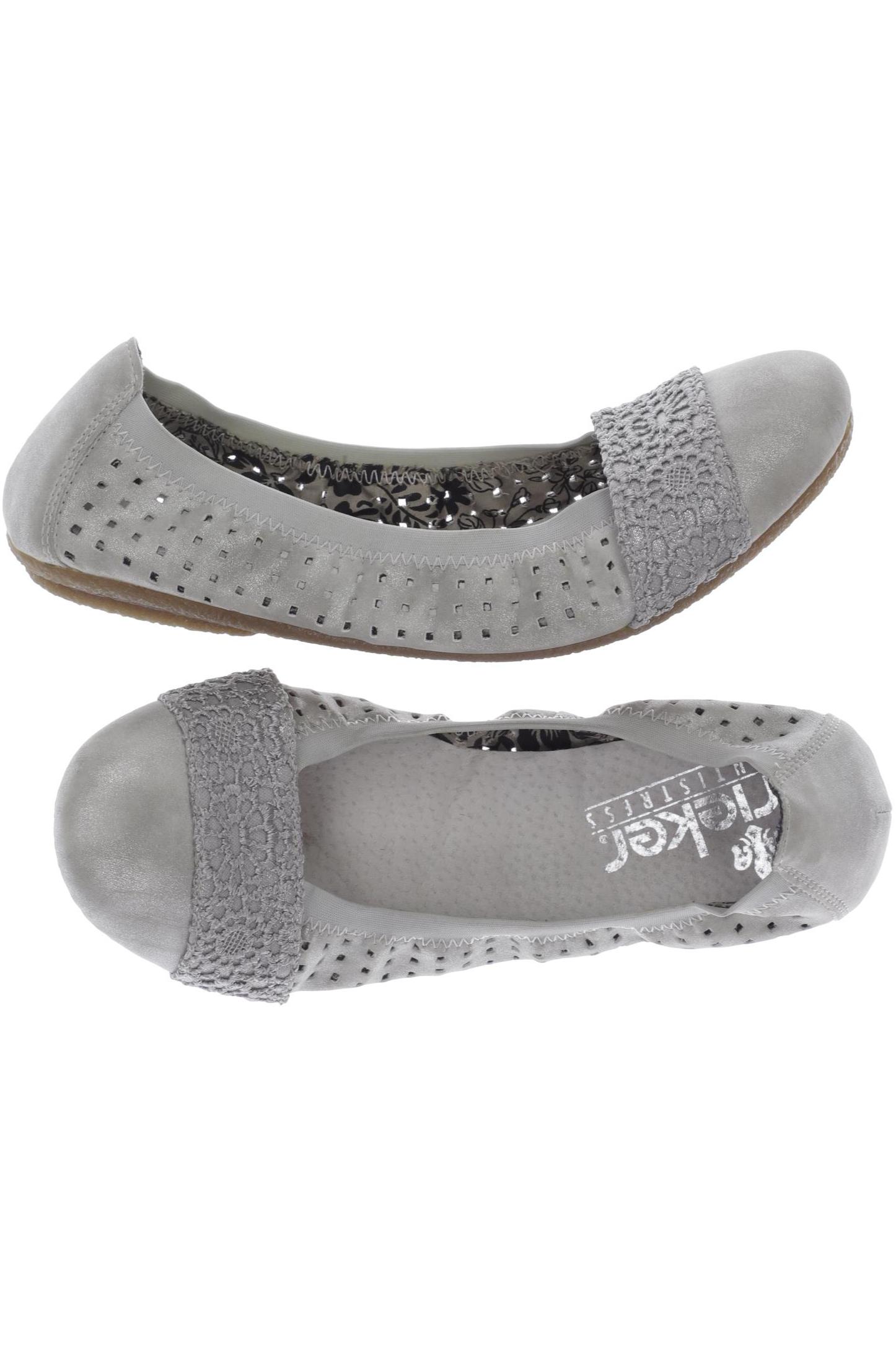 

Rieker Damen Ballerinas, grau, Gr. 38