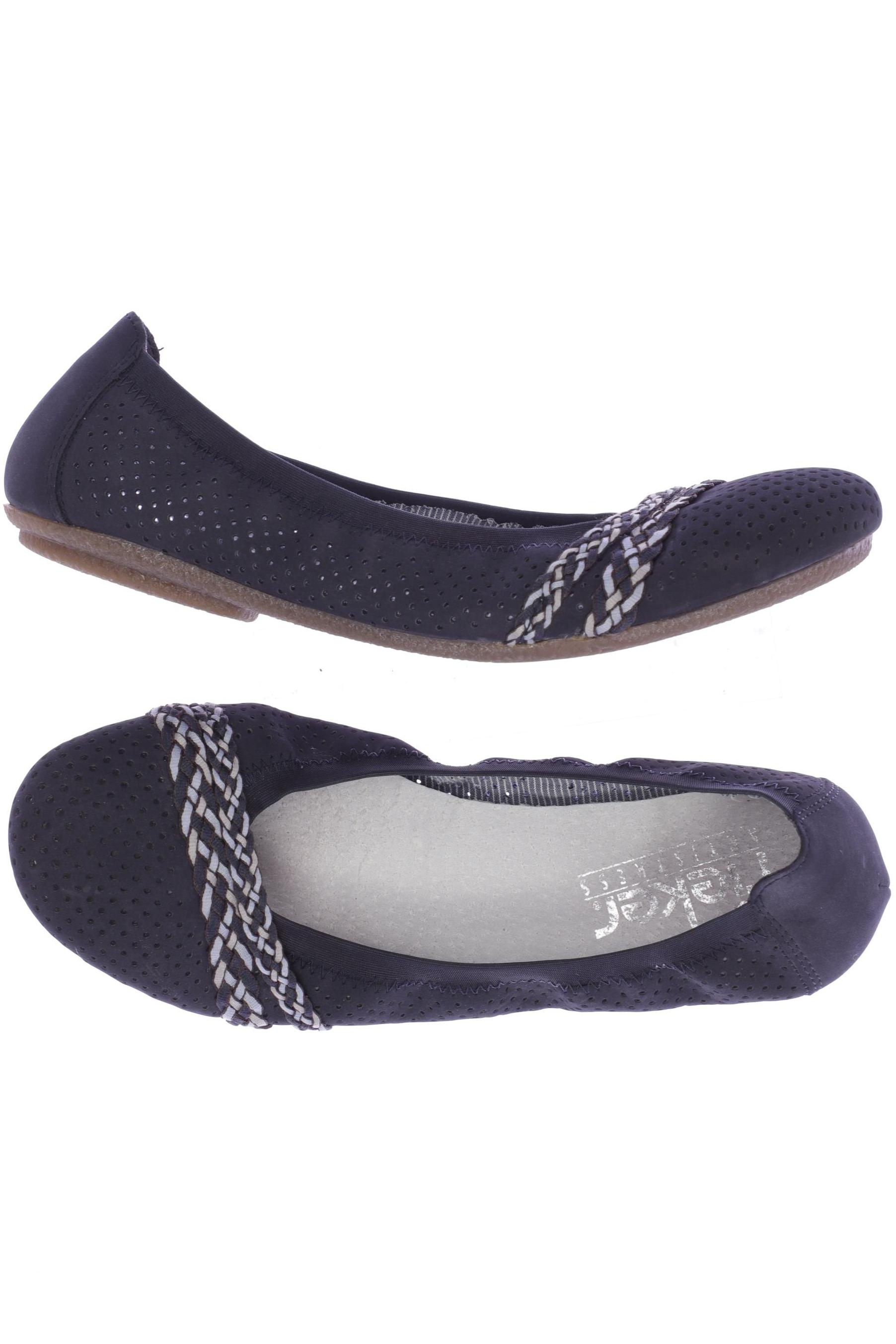 

Rieker Damen Ballerinas, schwarz, Gr. 39