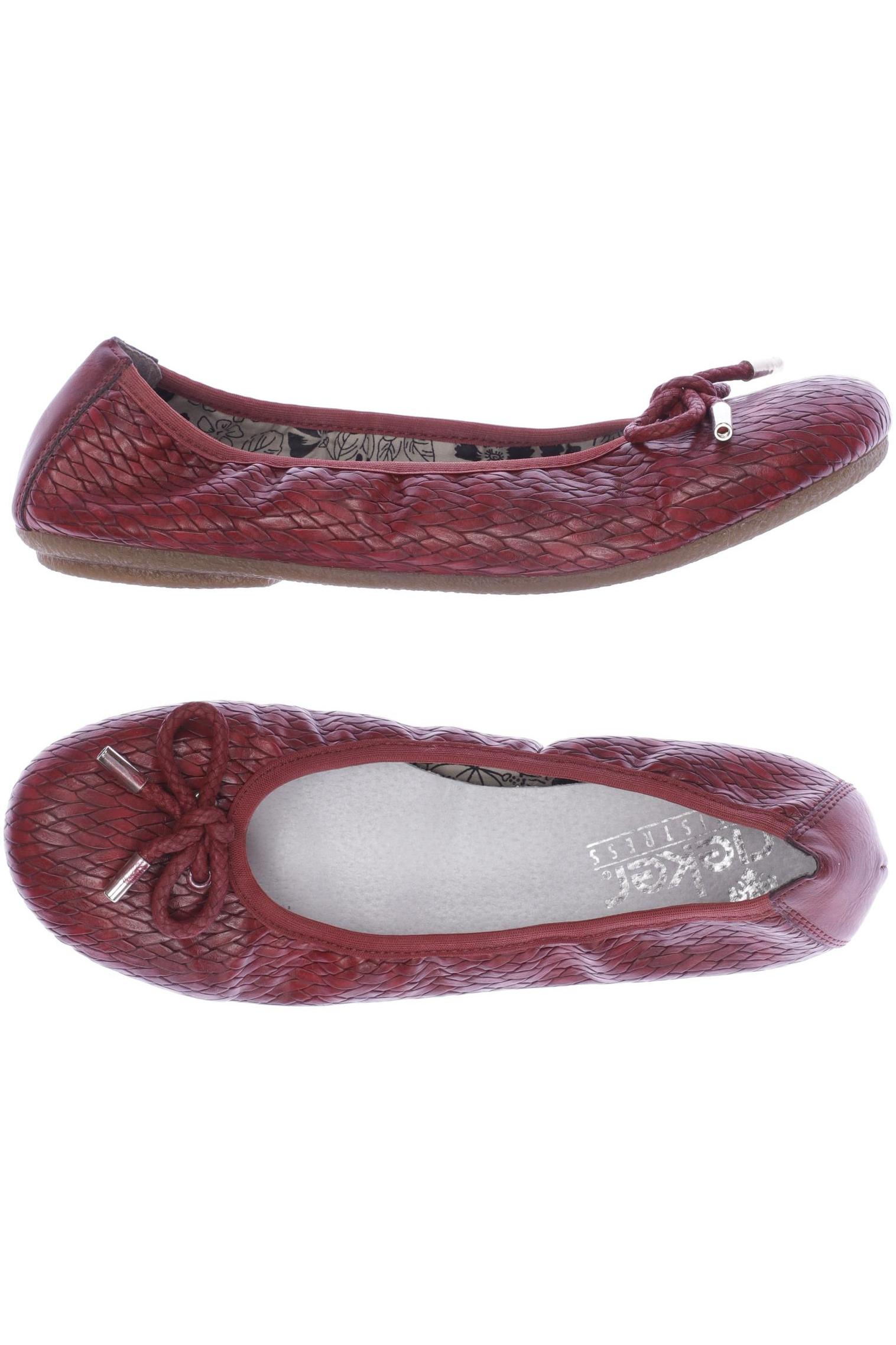 

Rieker Damen Ballerinas, bordeaux, Gr. 39