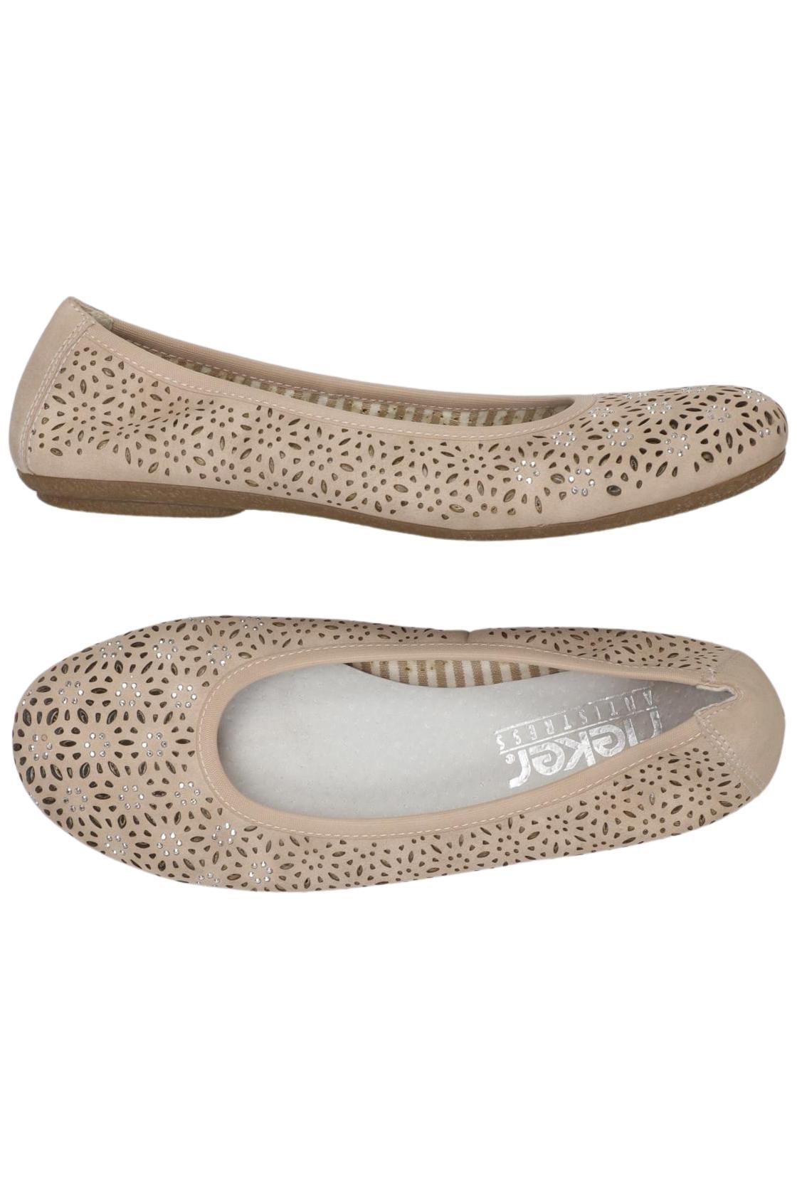

Rieker Damen Ballerinas, beige, Gr. 38