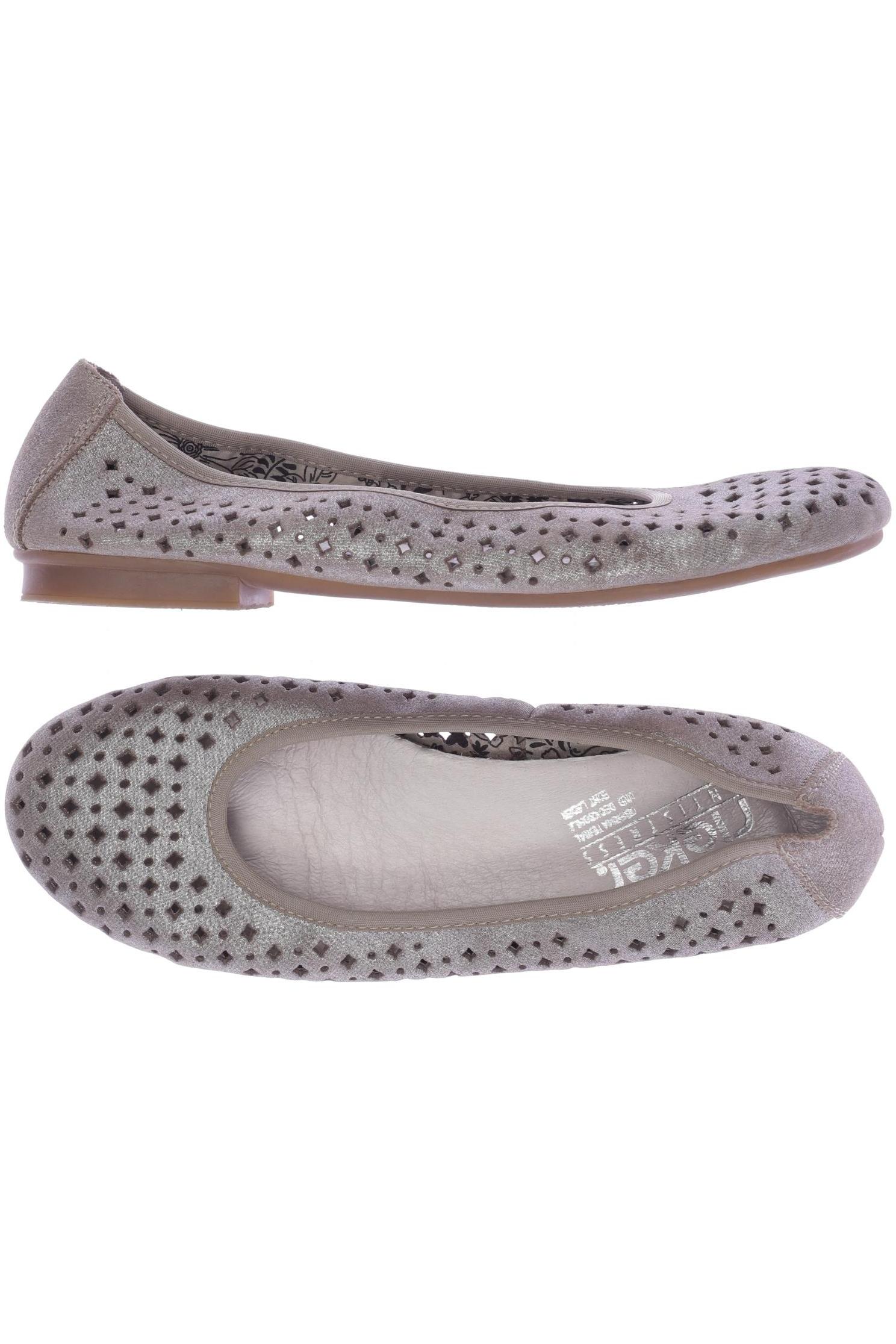 

Rieker Damen Ballerinas, silber, Gr. 41