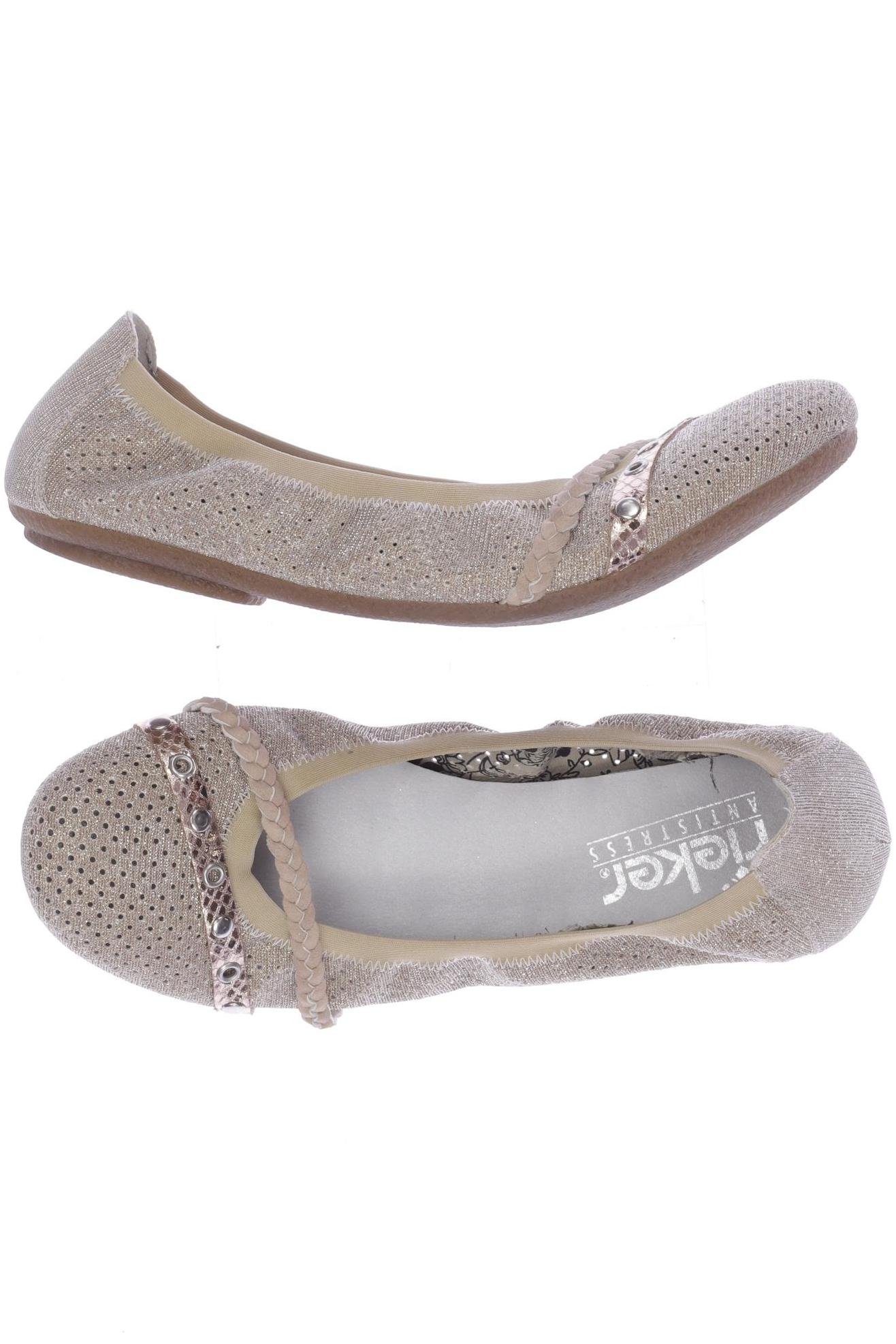 

Rieker Damen Ballerinas, gold