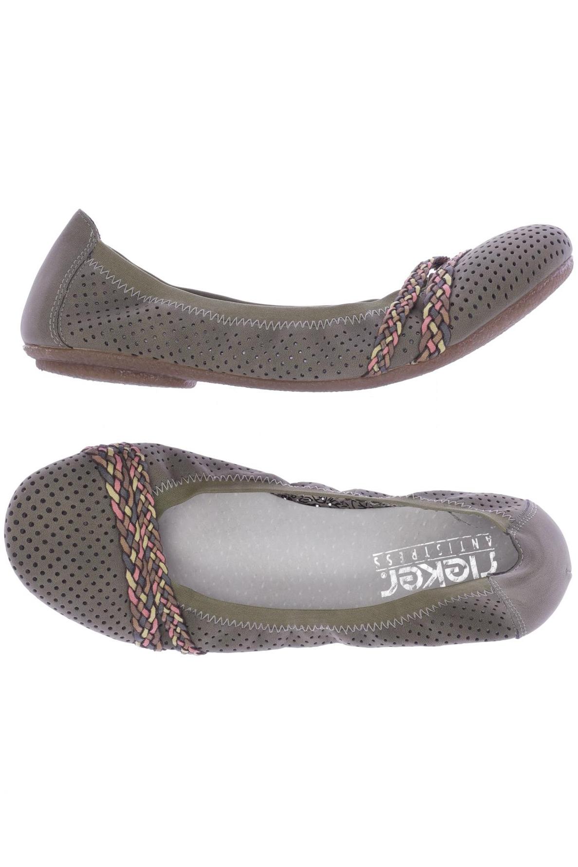 

Rieker Damen Ballerinas, grün, Gr. 39