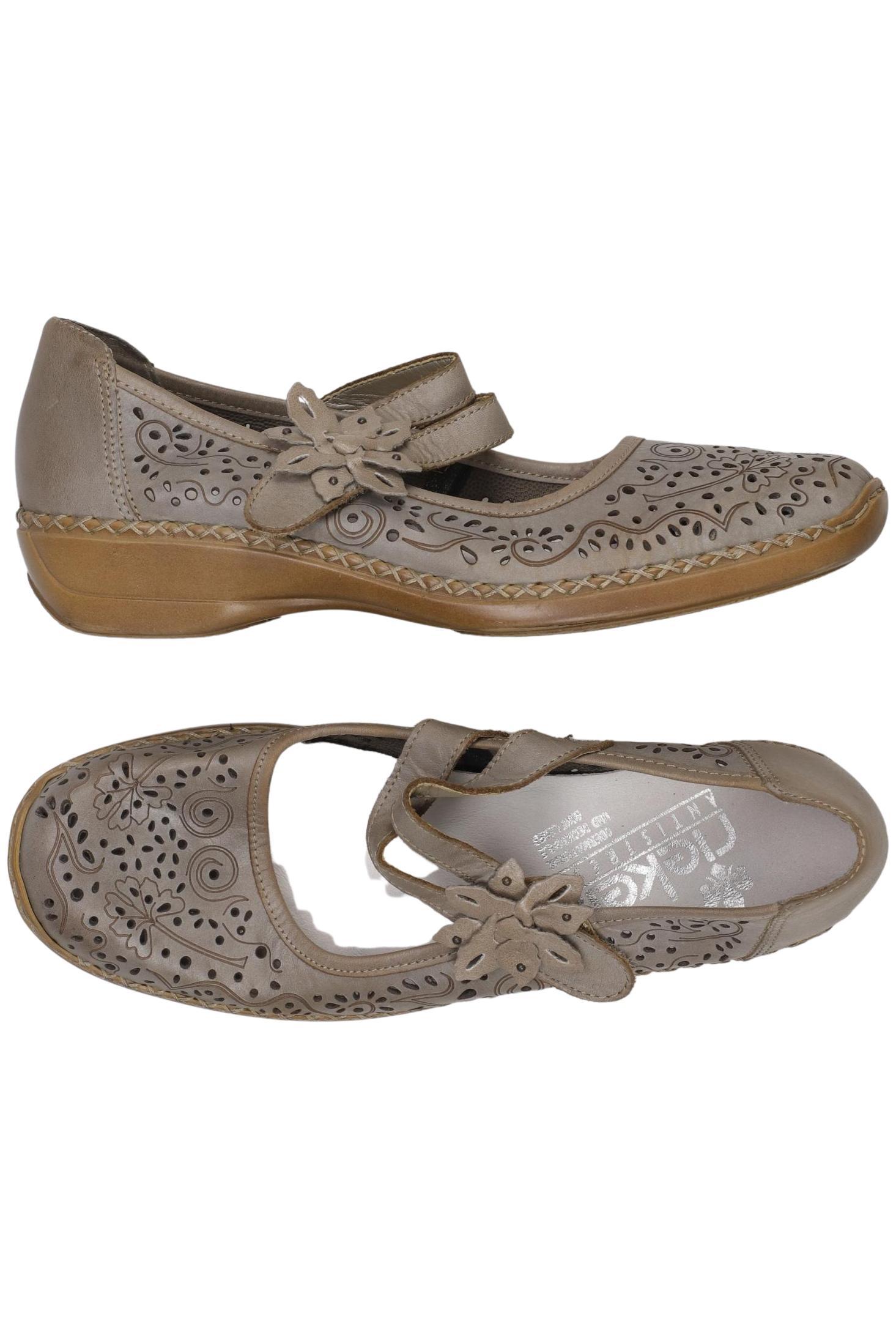 

Rieker Damen Ballerinas, beige, Gr. 38