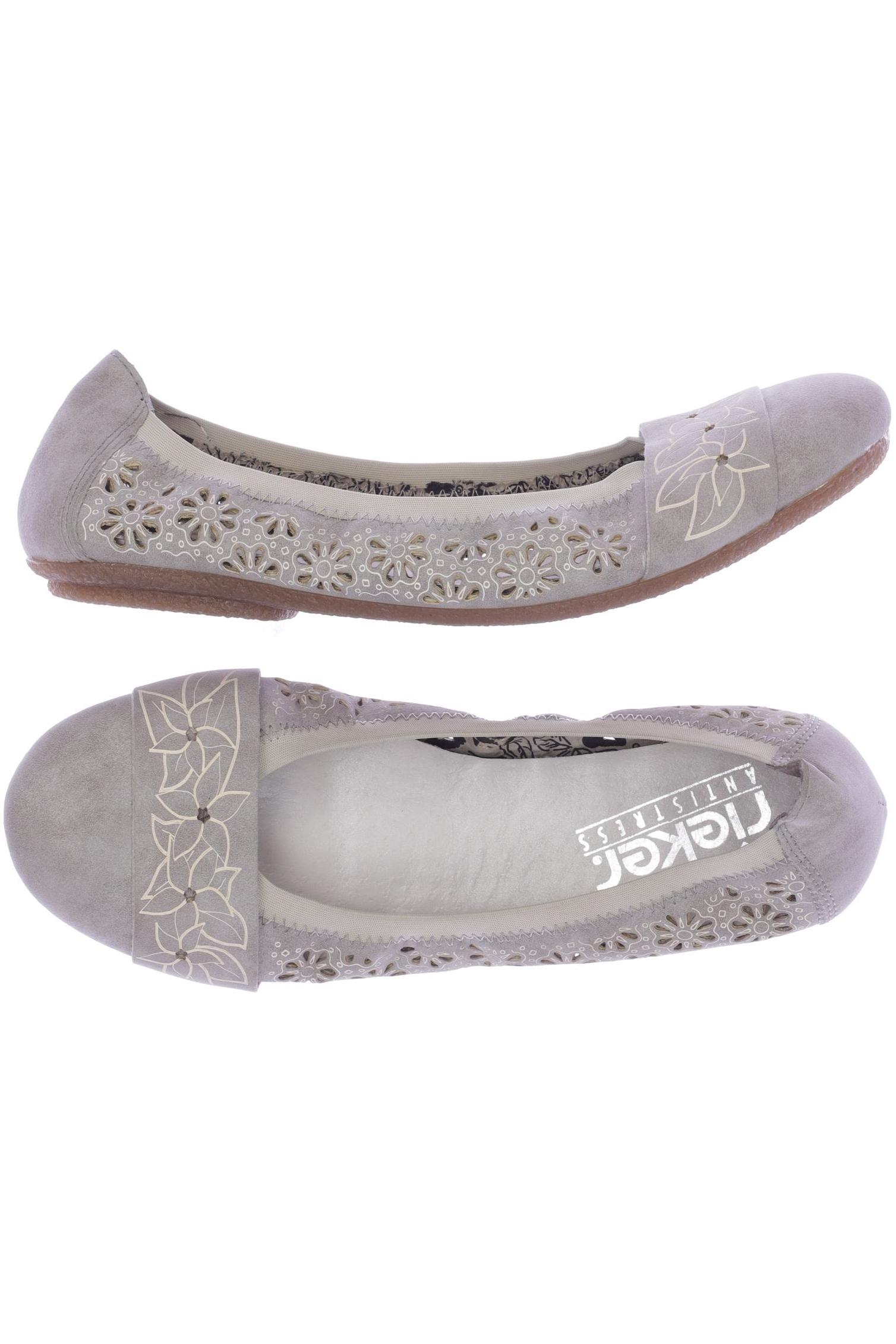

Rieker Damen Ballerinas, grau, Gr. 38