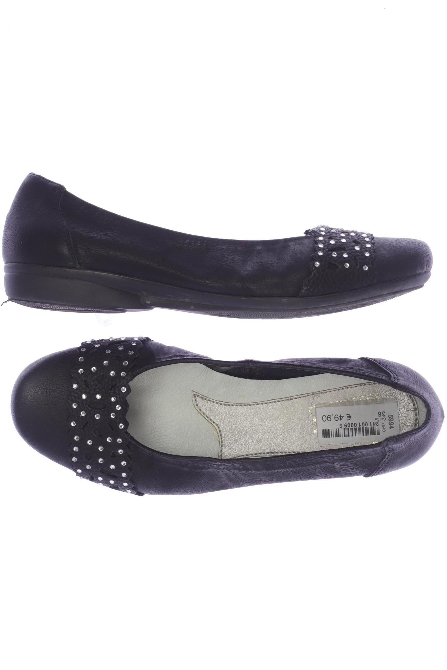 

Rieker Damen Ballerinas, schwarz, Gr. 36