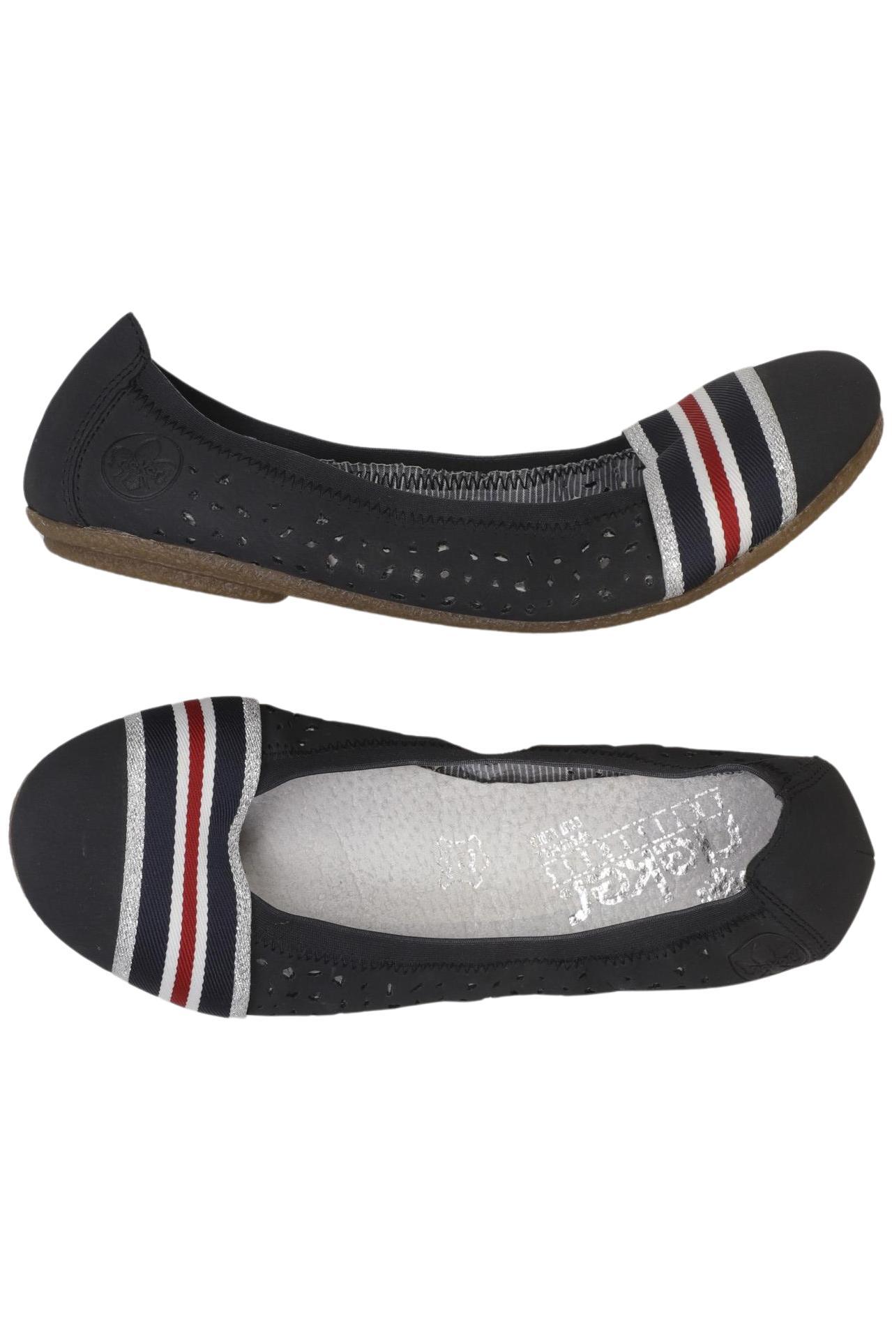 

Rieker Damen Ballerinas, marineblau, Gr. 38