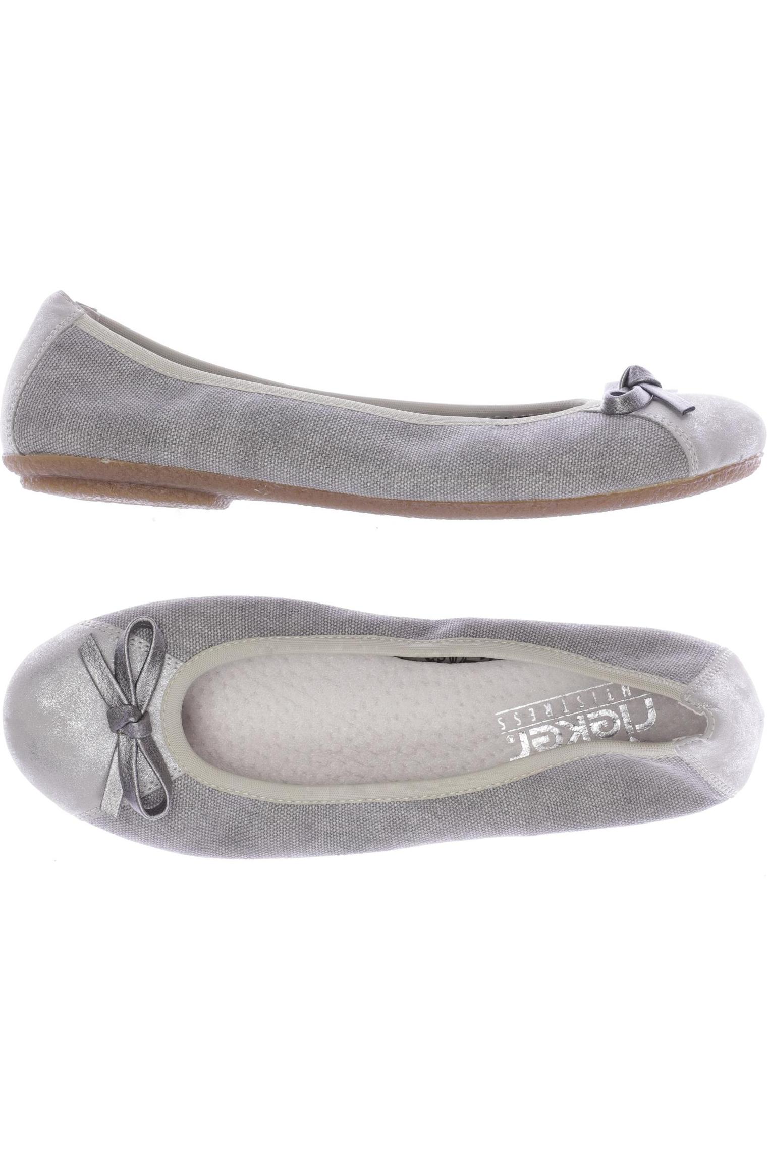 

Rieker Damen Ballerinas, grau, Gr. 40