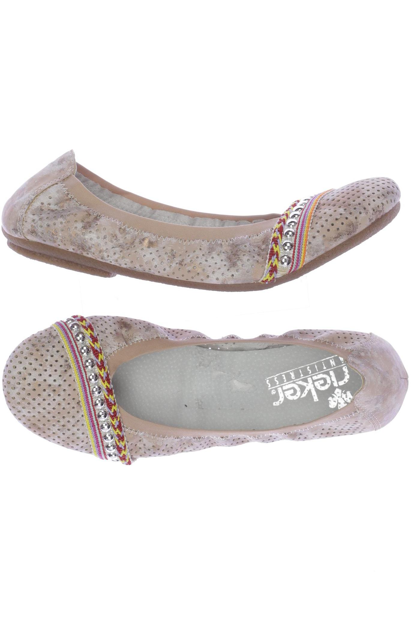

Rieker Damen Ballerinas, beige, Gr. 41