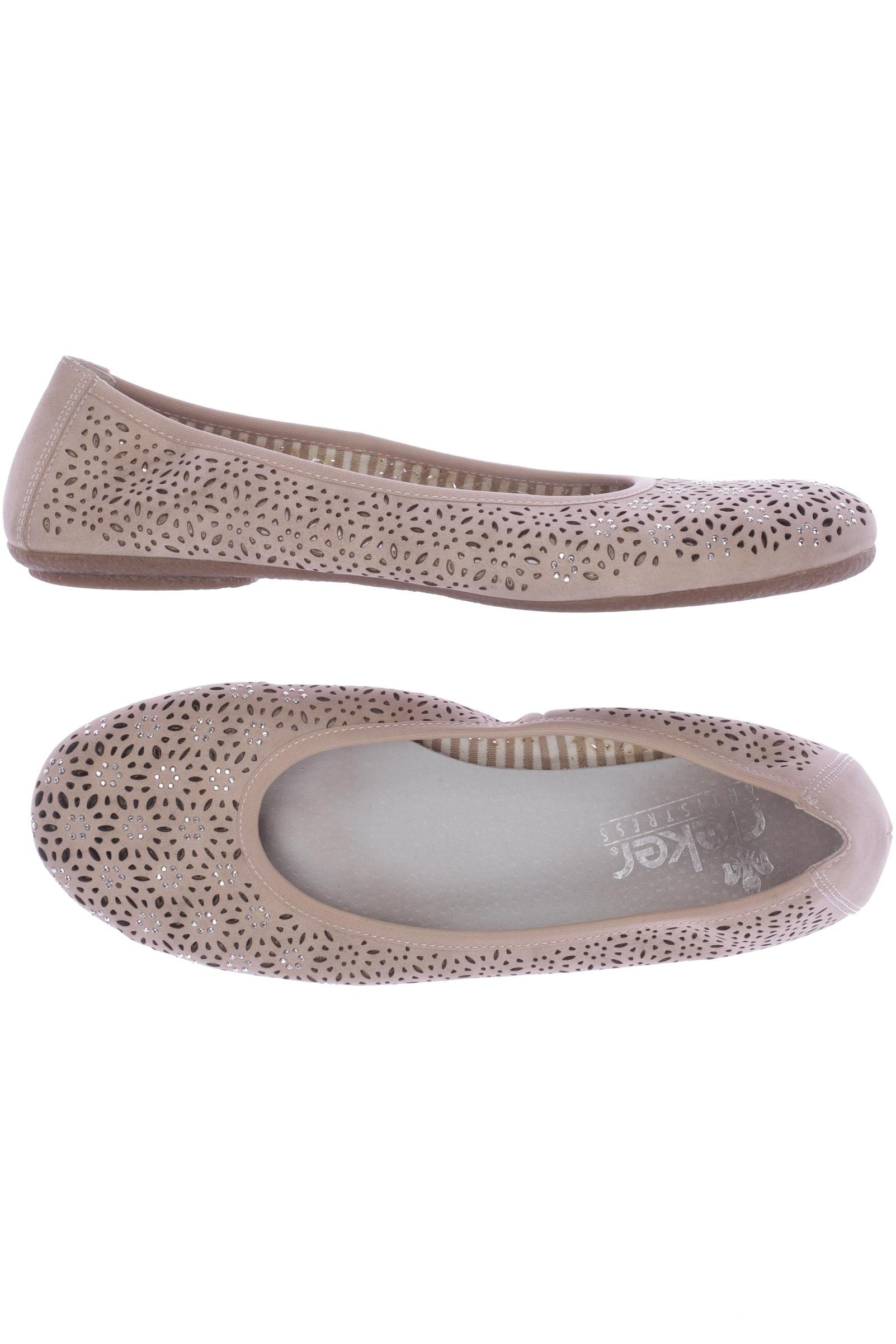 

Rieker Damen Ballerinas, beige, Gr. 42