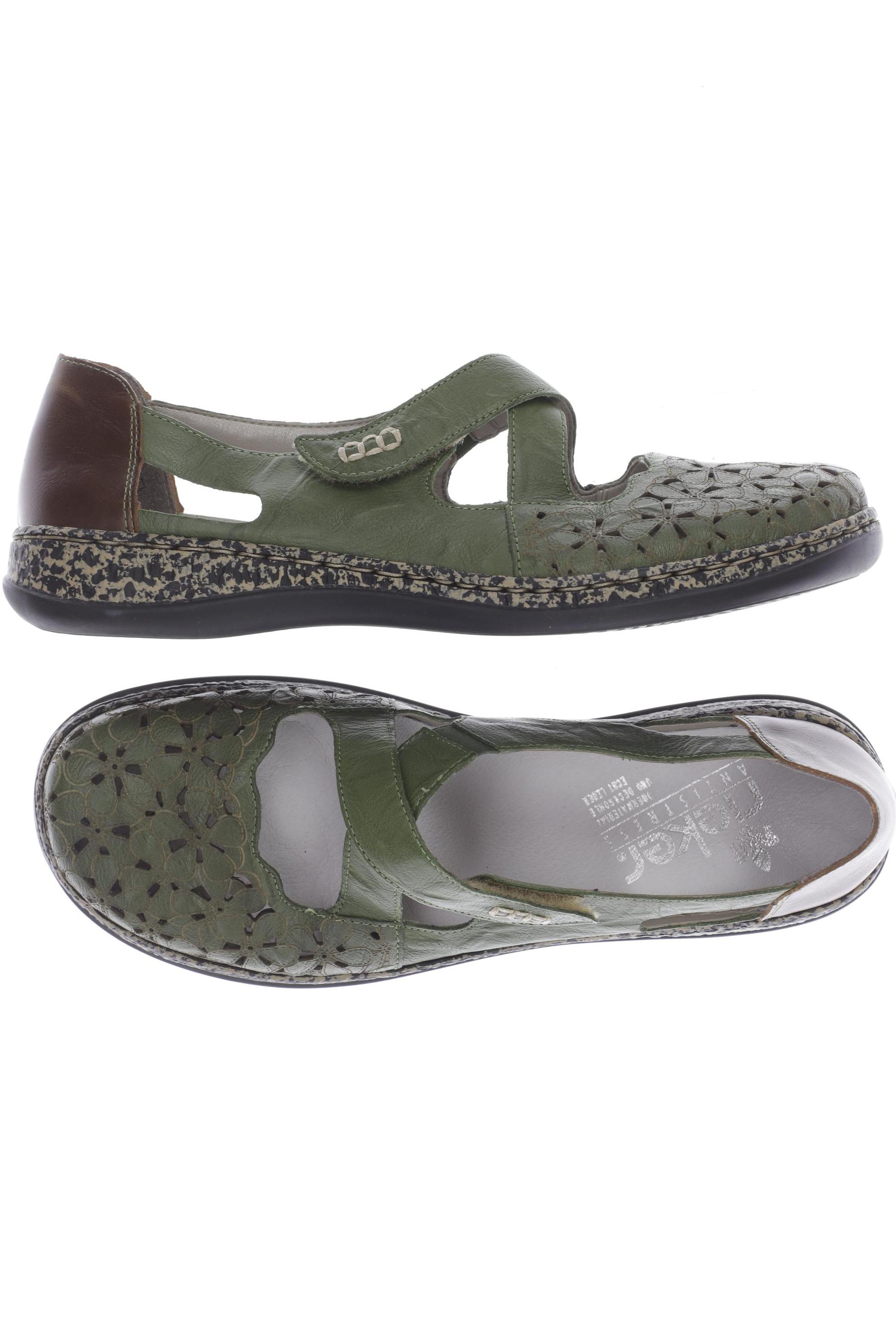 

Rieker Damen Ballerinas, grün, Gr. 41