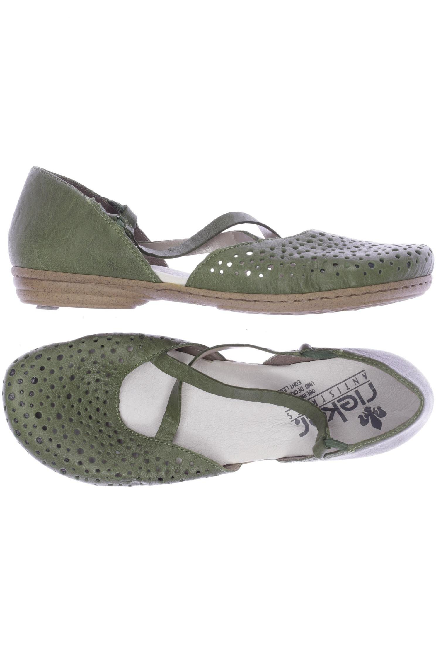 

Rieker Damen Ballerinas, grün, Gr. 37