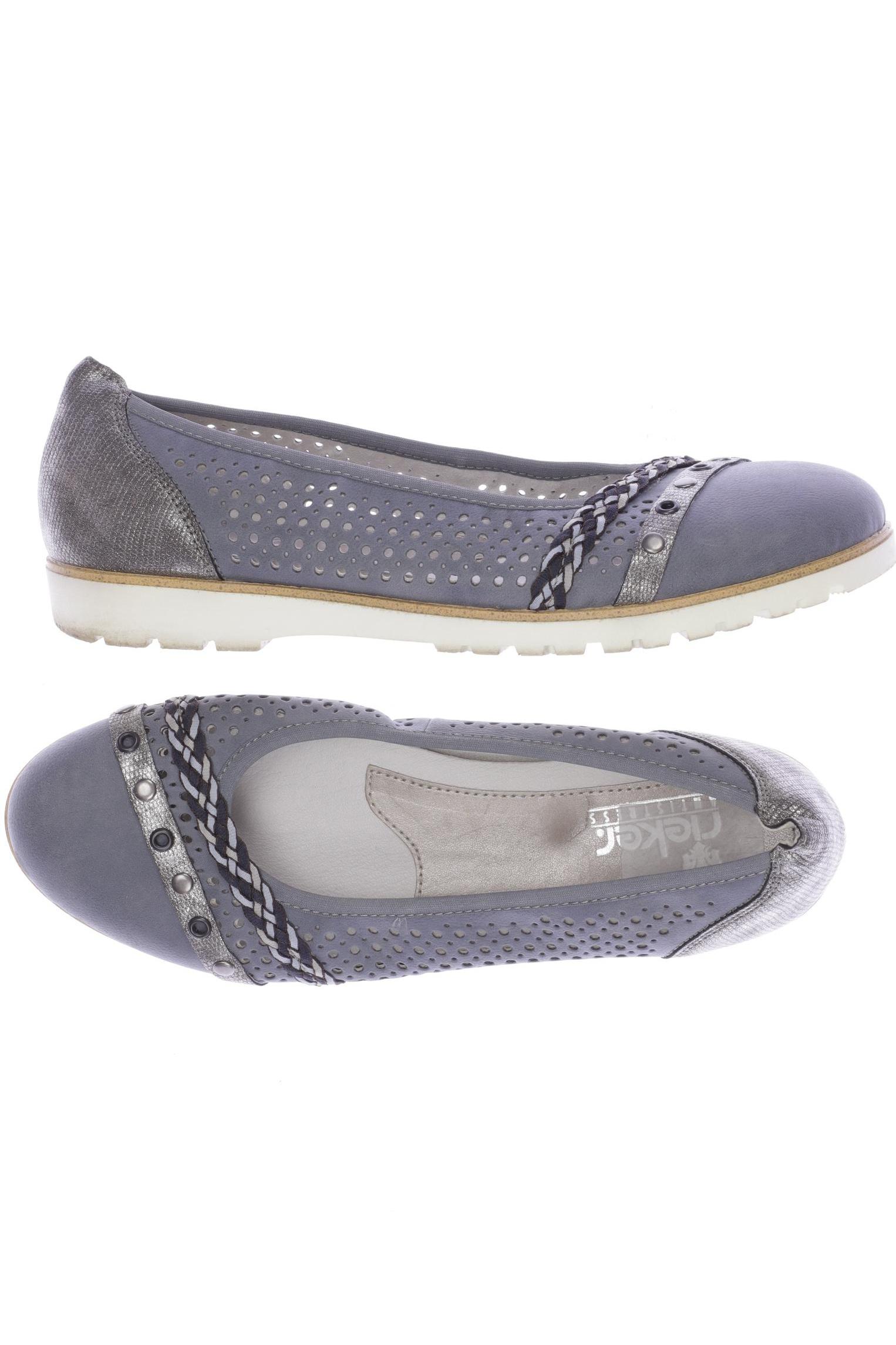 

Rieker Damen Ballerinas, grau