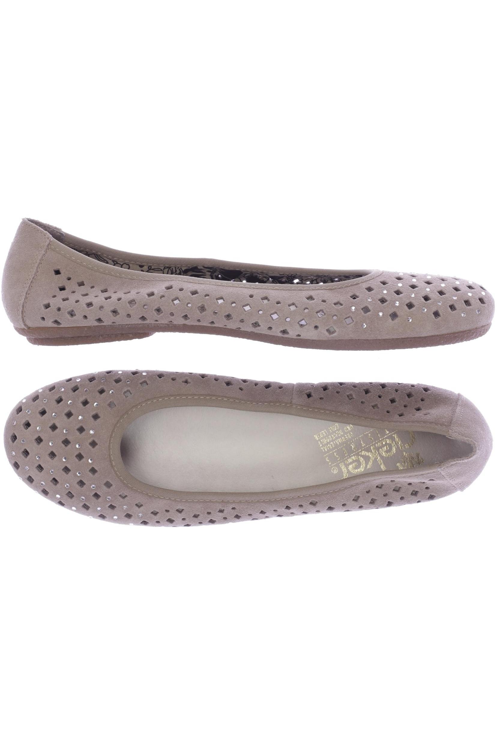 

Rieker Damen Ballerinas, beige, Gr. 42