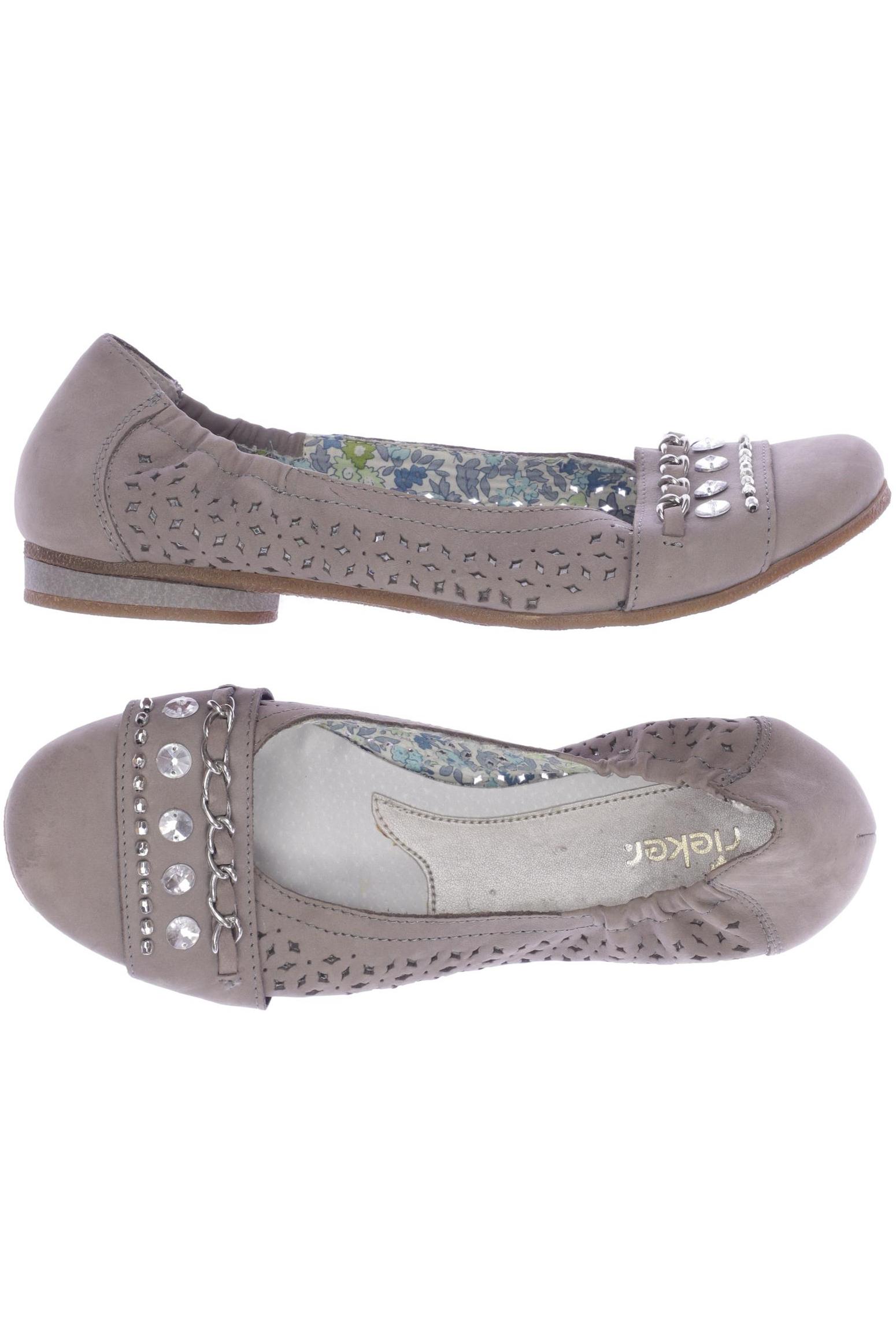 

Rieker Damen Ballerinas, grau, Gr. 39