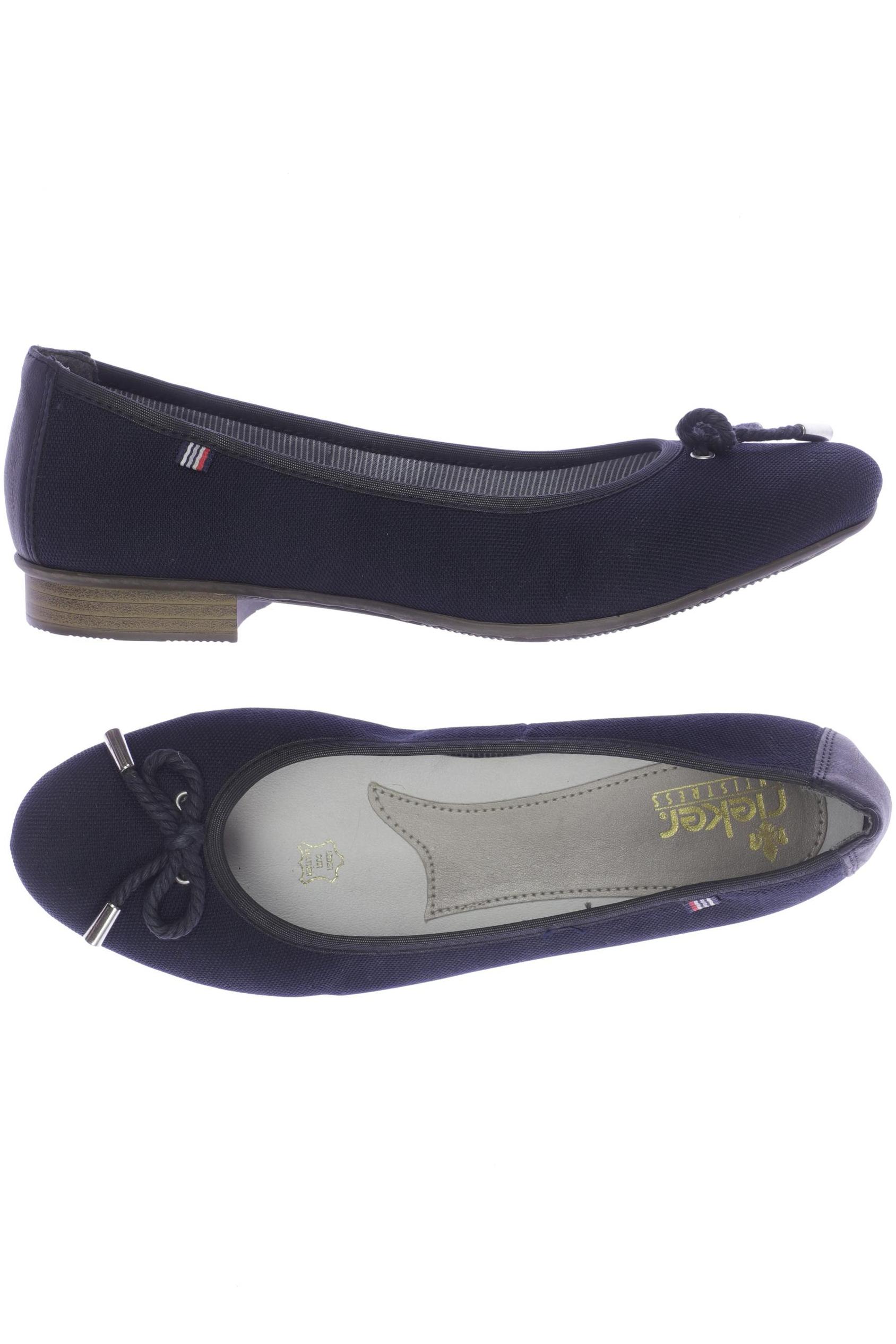 

Rieker Damen Ballerinas, marineblau, Gr. 40